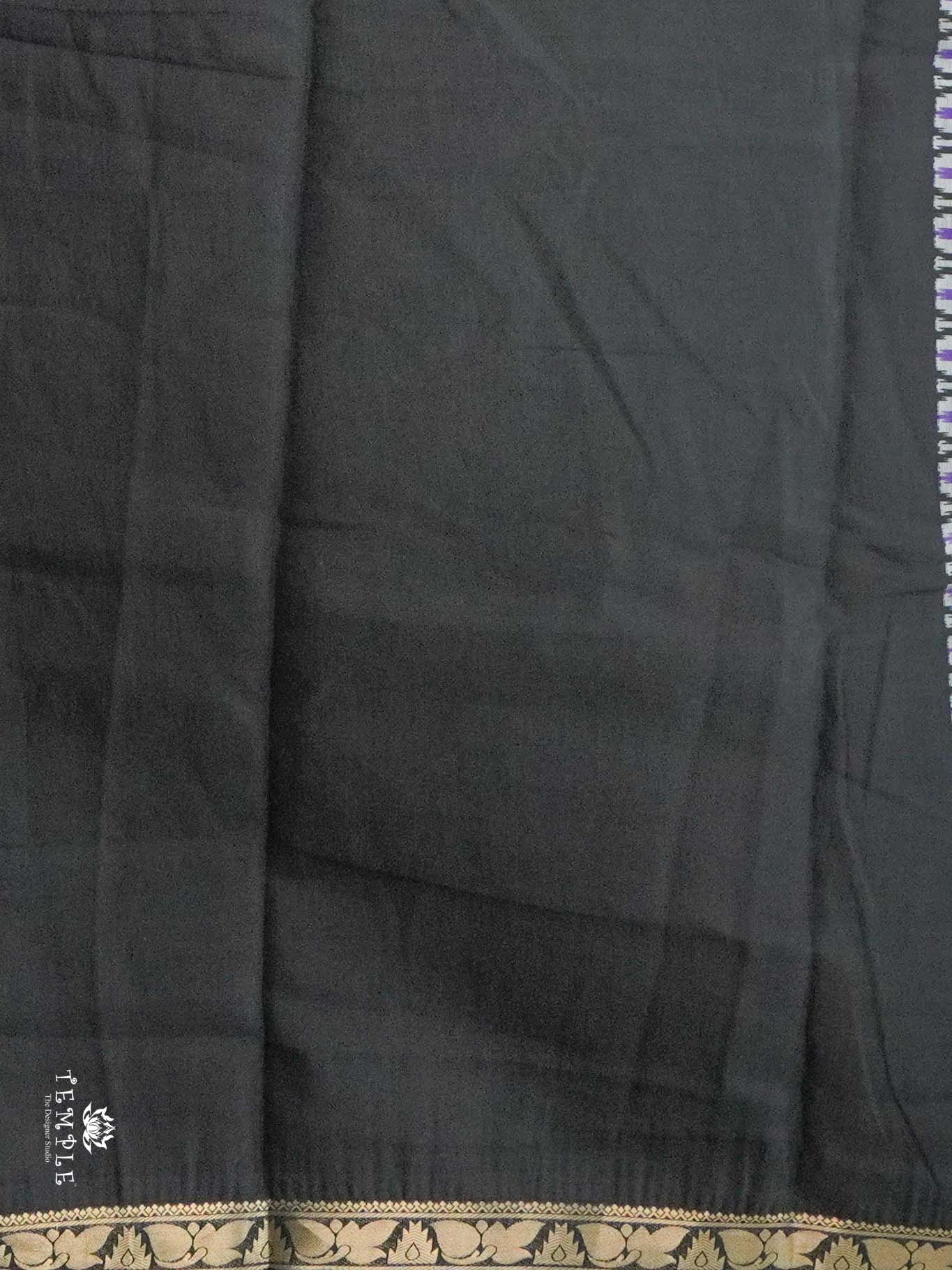 Cotton Saree with Zigzag Pattern | TTDS2268