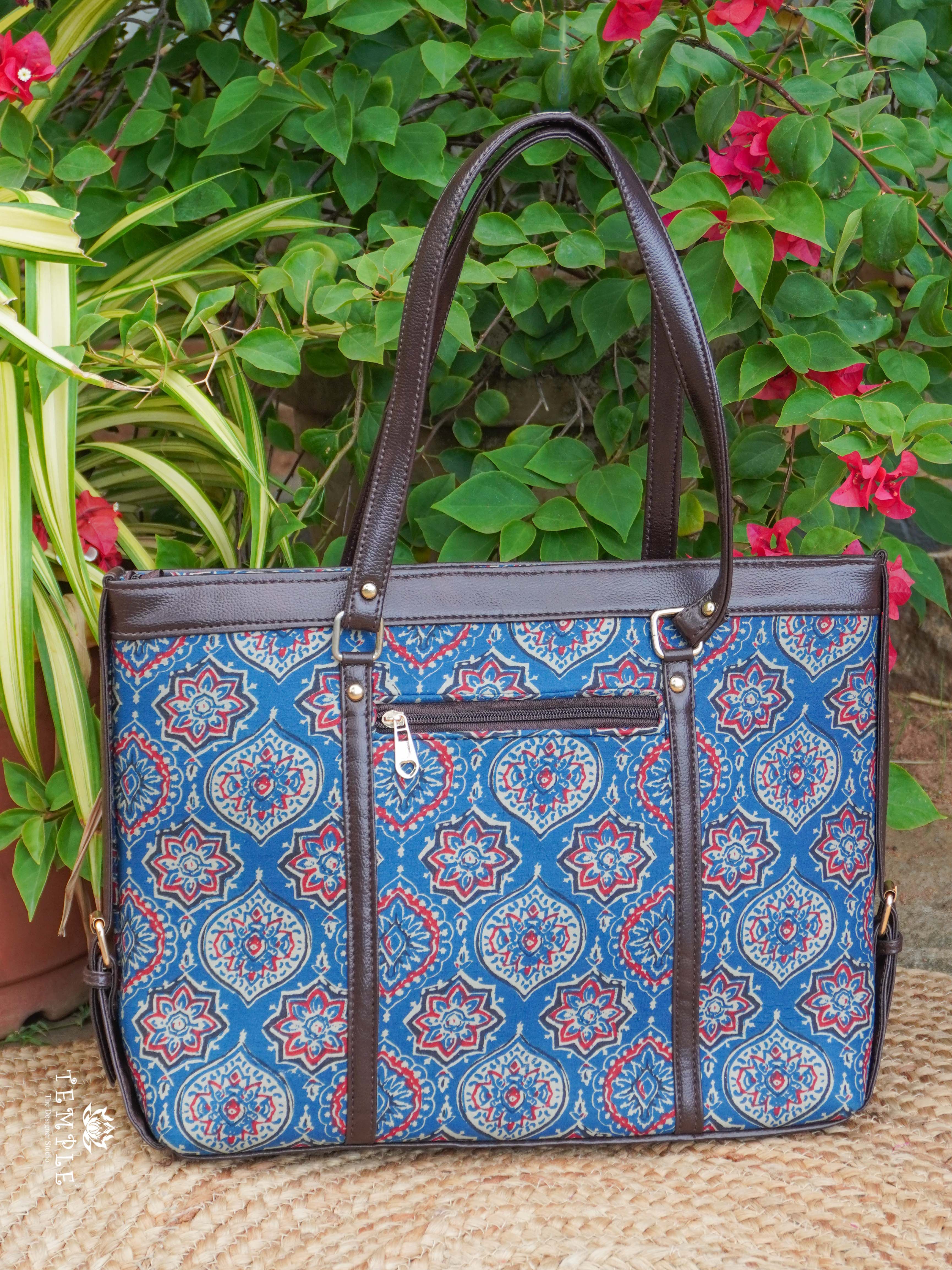 Block Printed Office Bag | TTDS2193