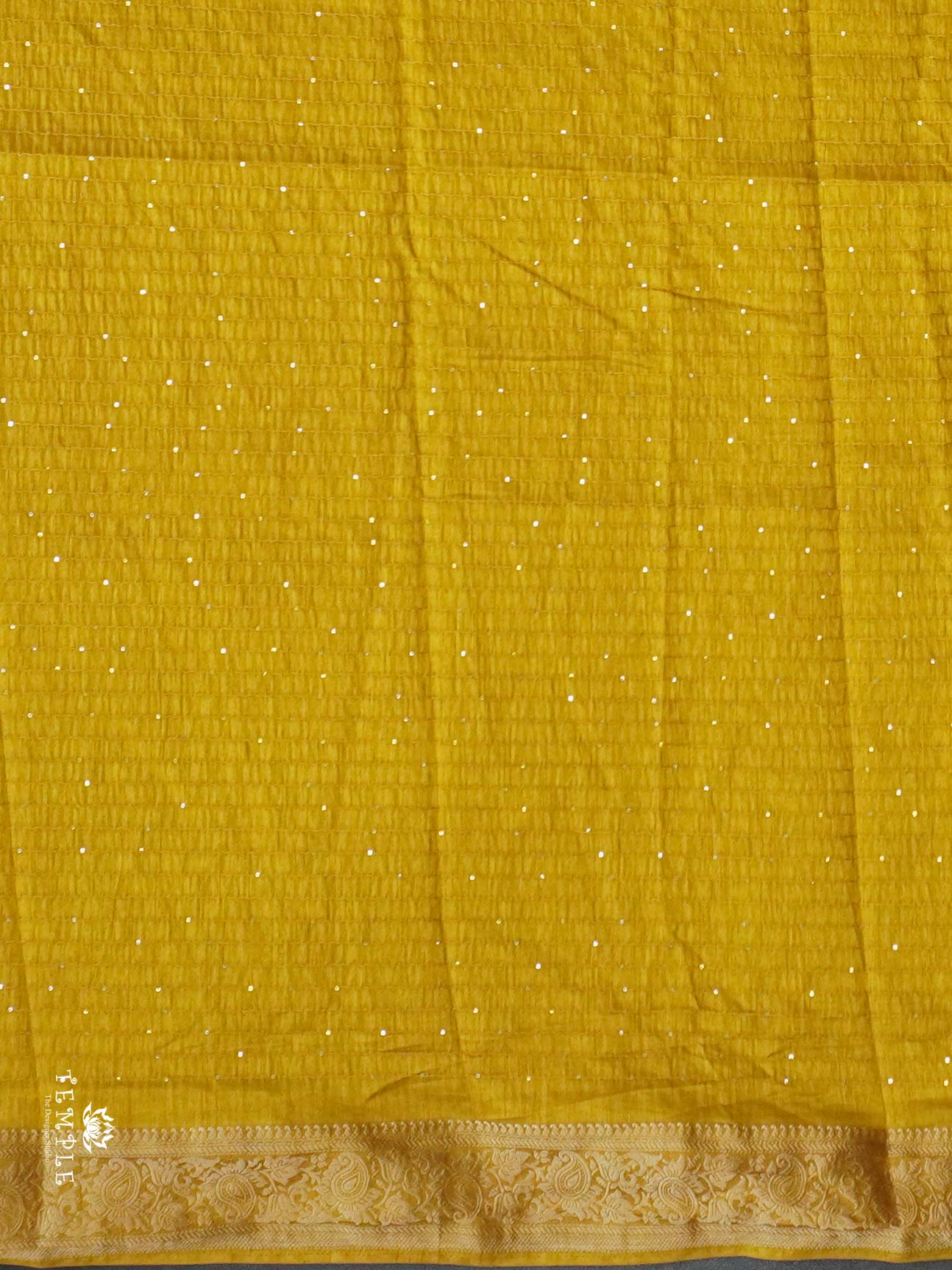 Sequins Tussar Saree | TTDS2692