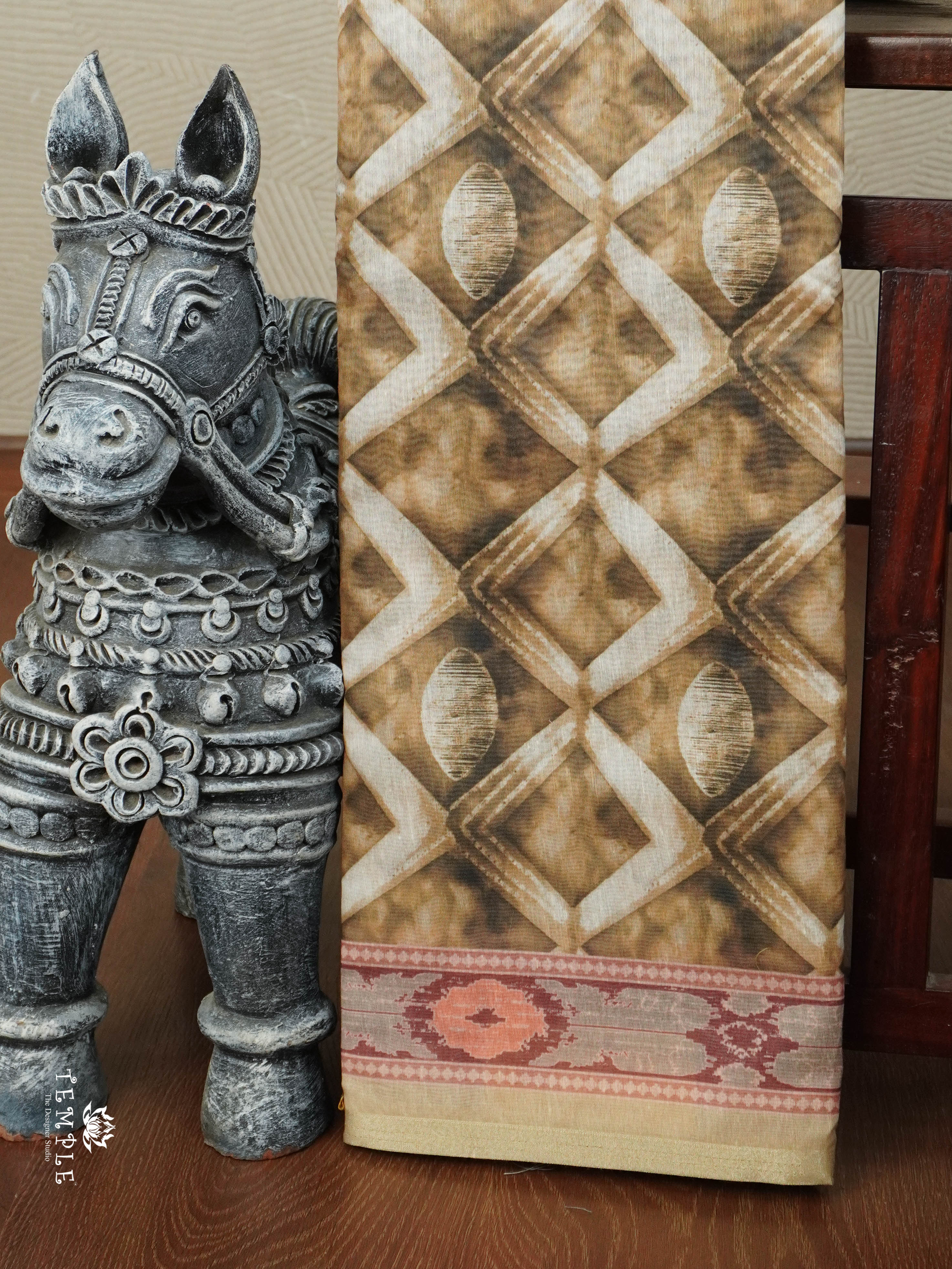 Chanderi Cotton Saree | TTDS2777