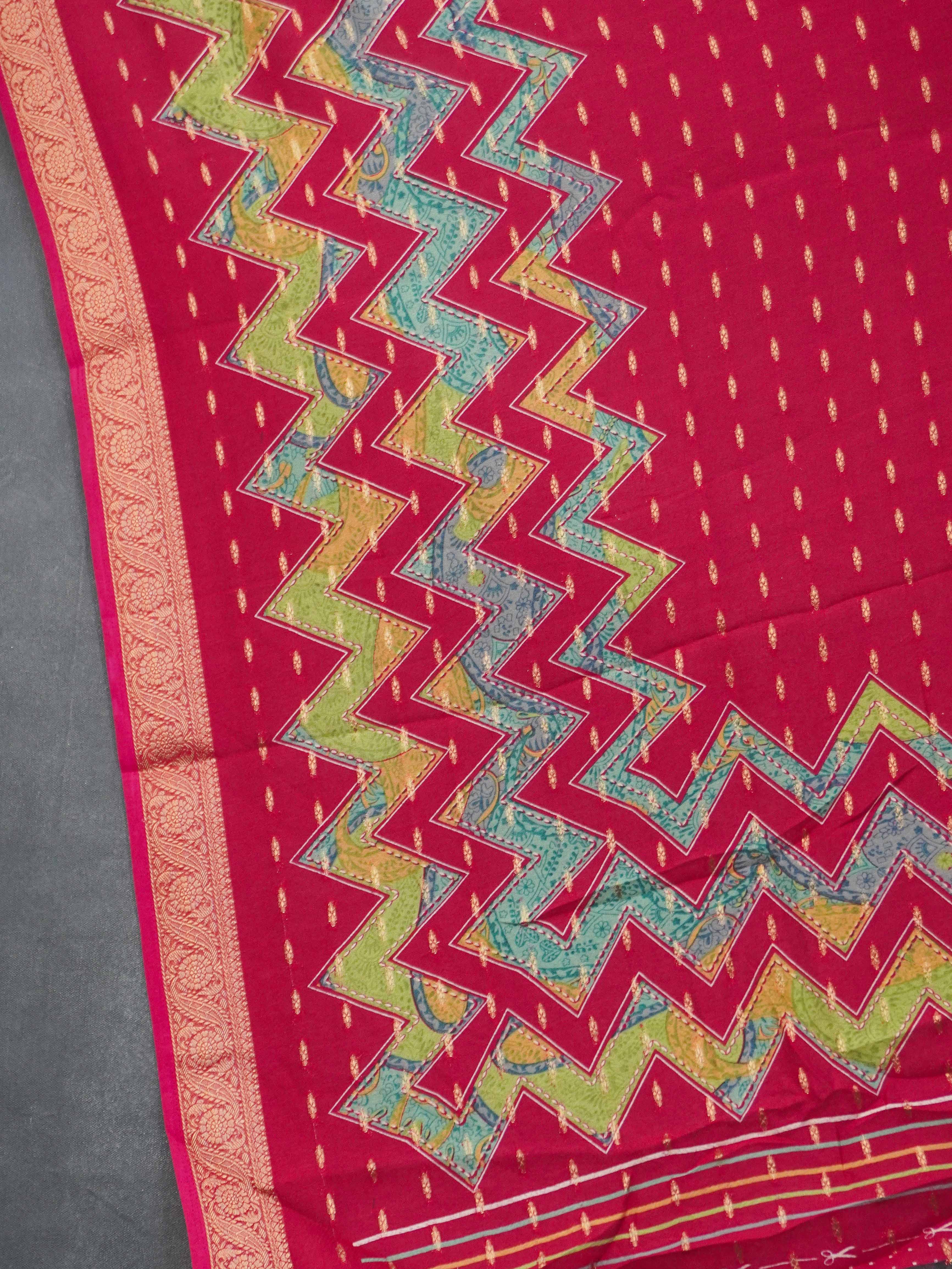 Printed Georgette Saree | TTDS3188