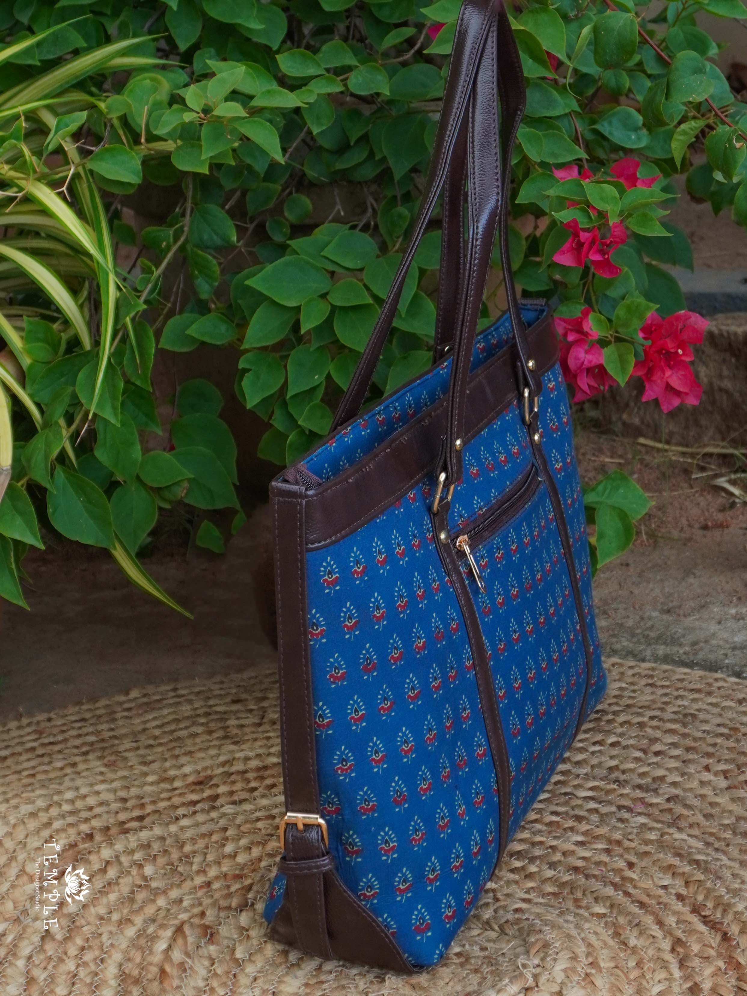 Block Printed Office Bag | TTDS2193