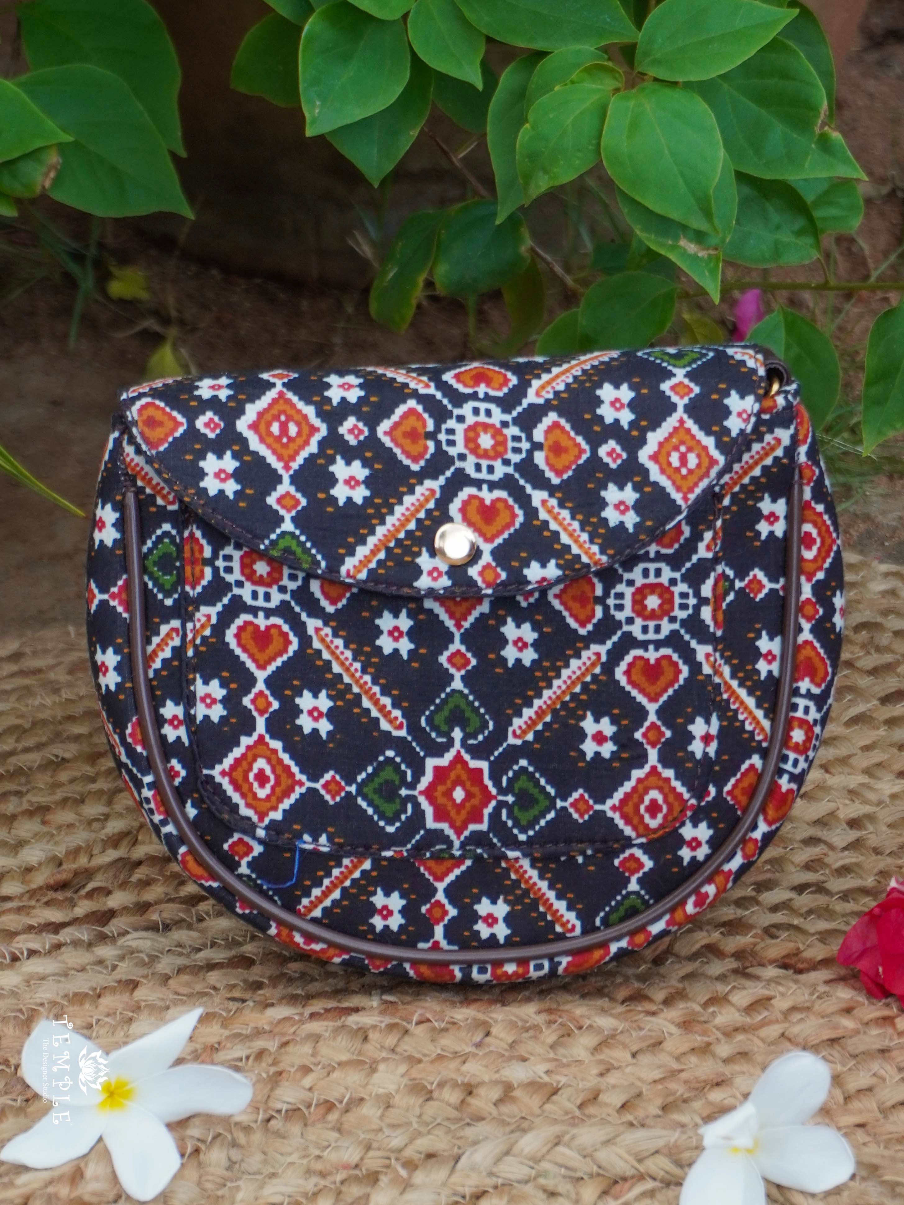 Block Printed Sling Bags | TTDS2192