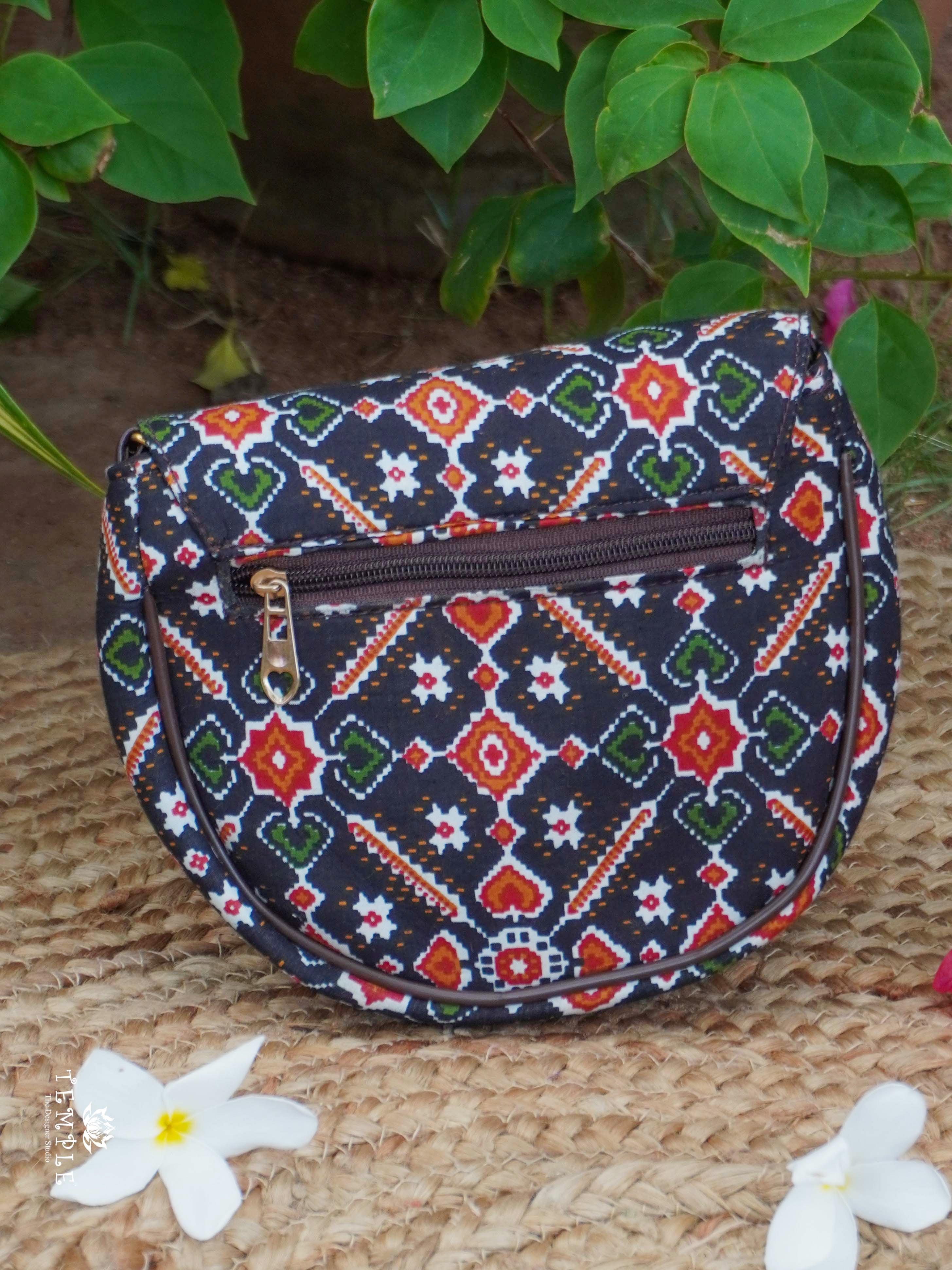 Block Printed Sling Bags | TTDS2192