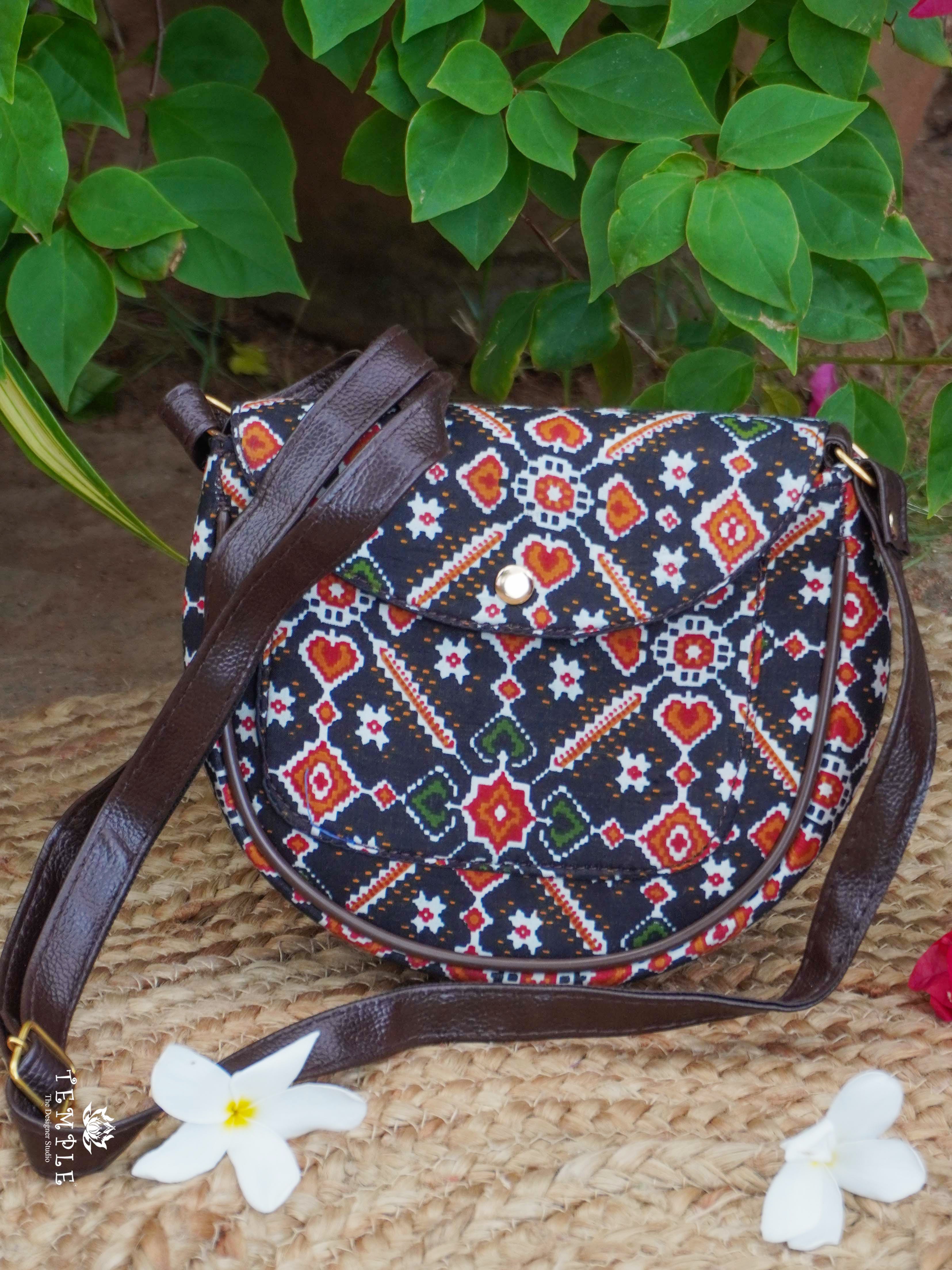 Block Printed Sling Bags | TTDS2192