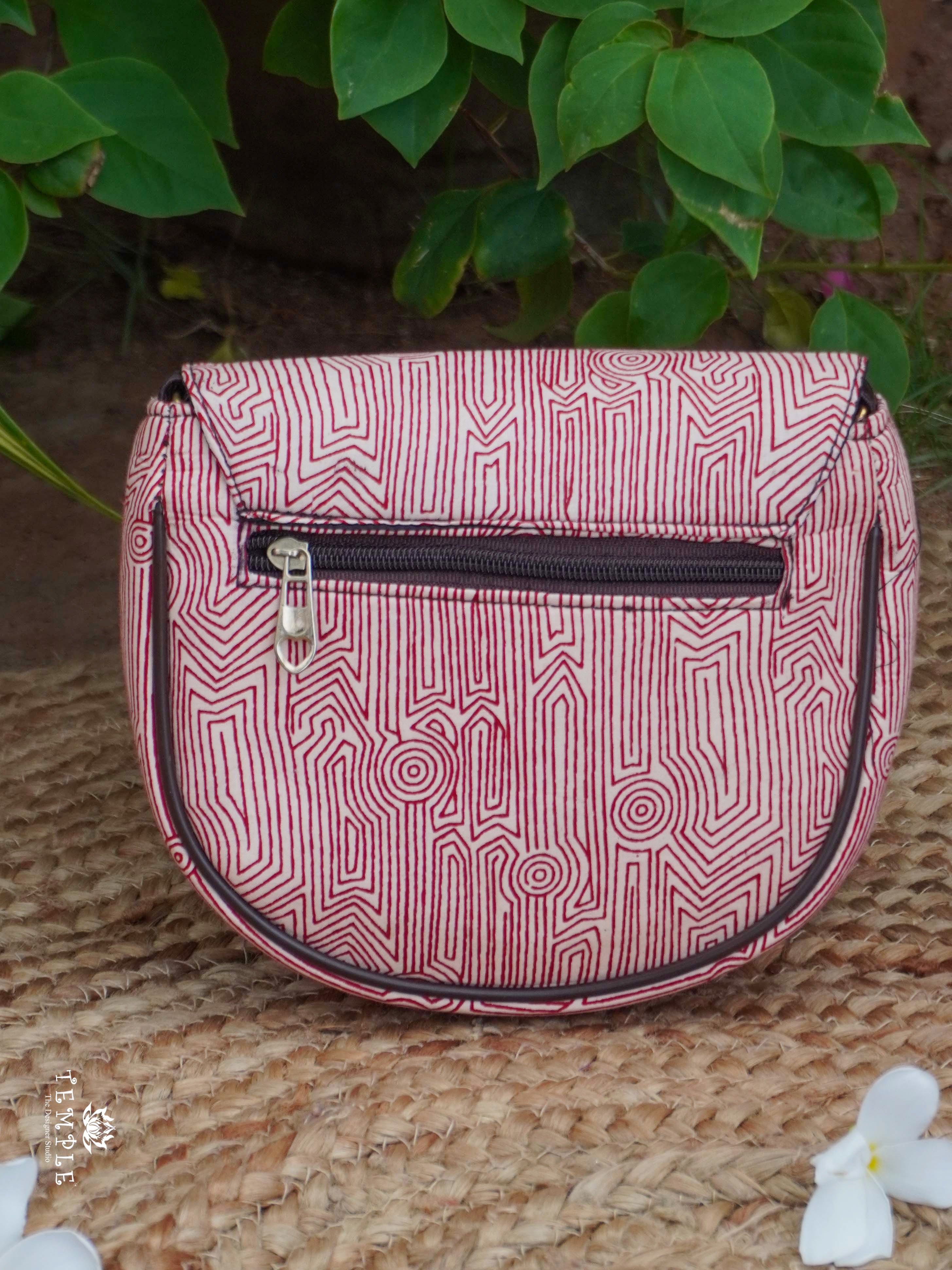 Block Printed Sling Bags | TTDS2192
