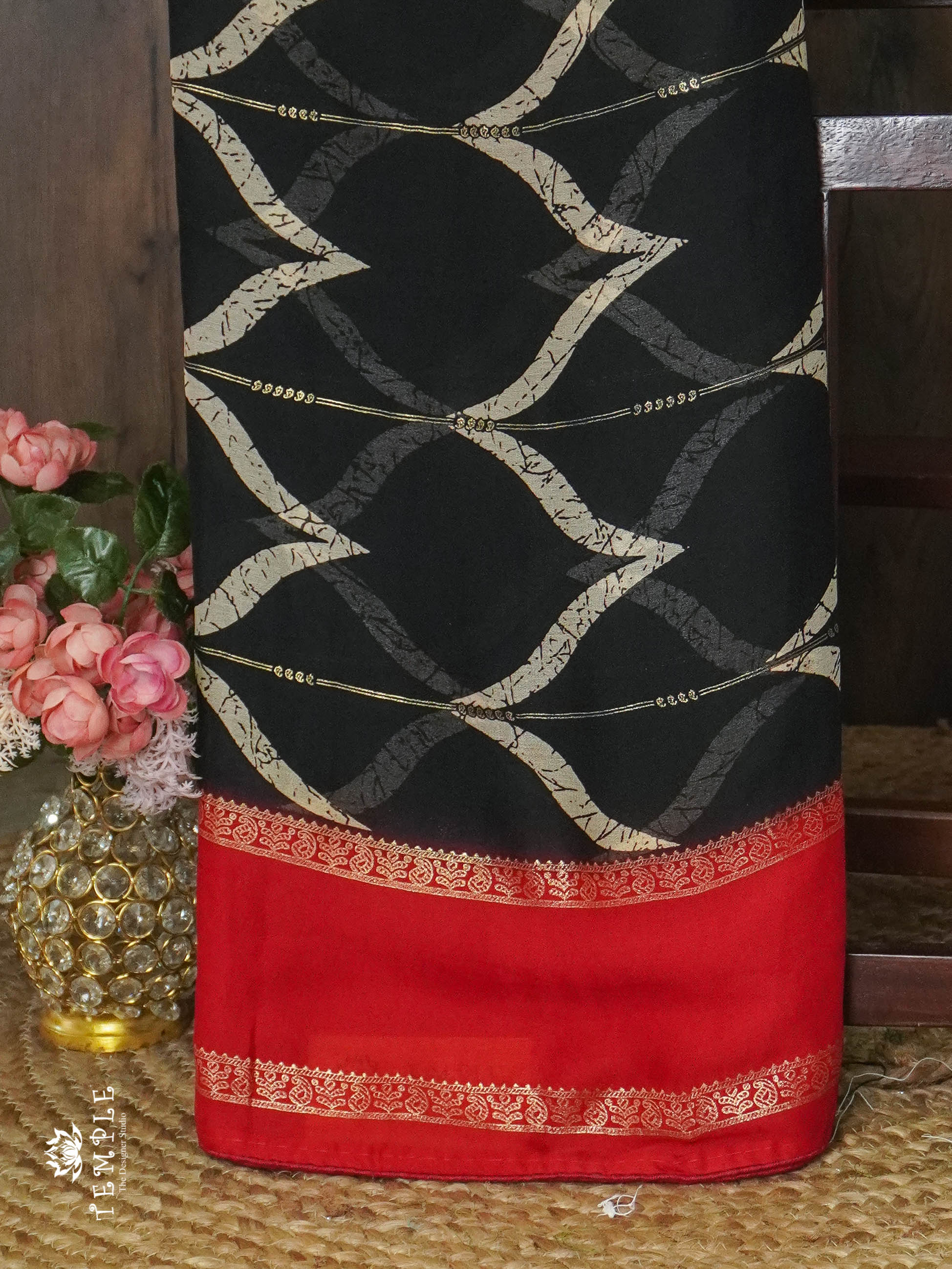 Semi Georgette Saree  | TTDS1307 | Sparkling Deals