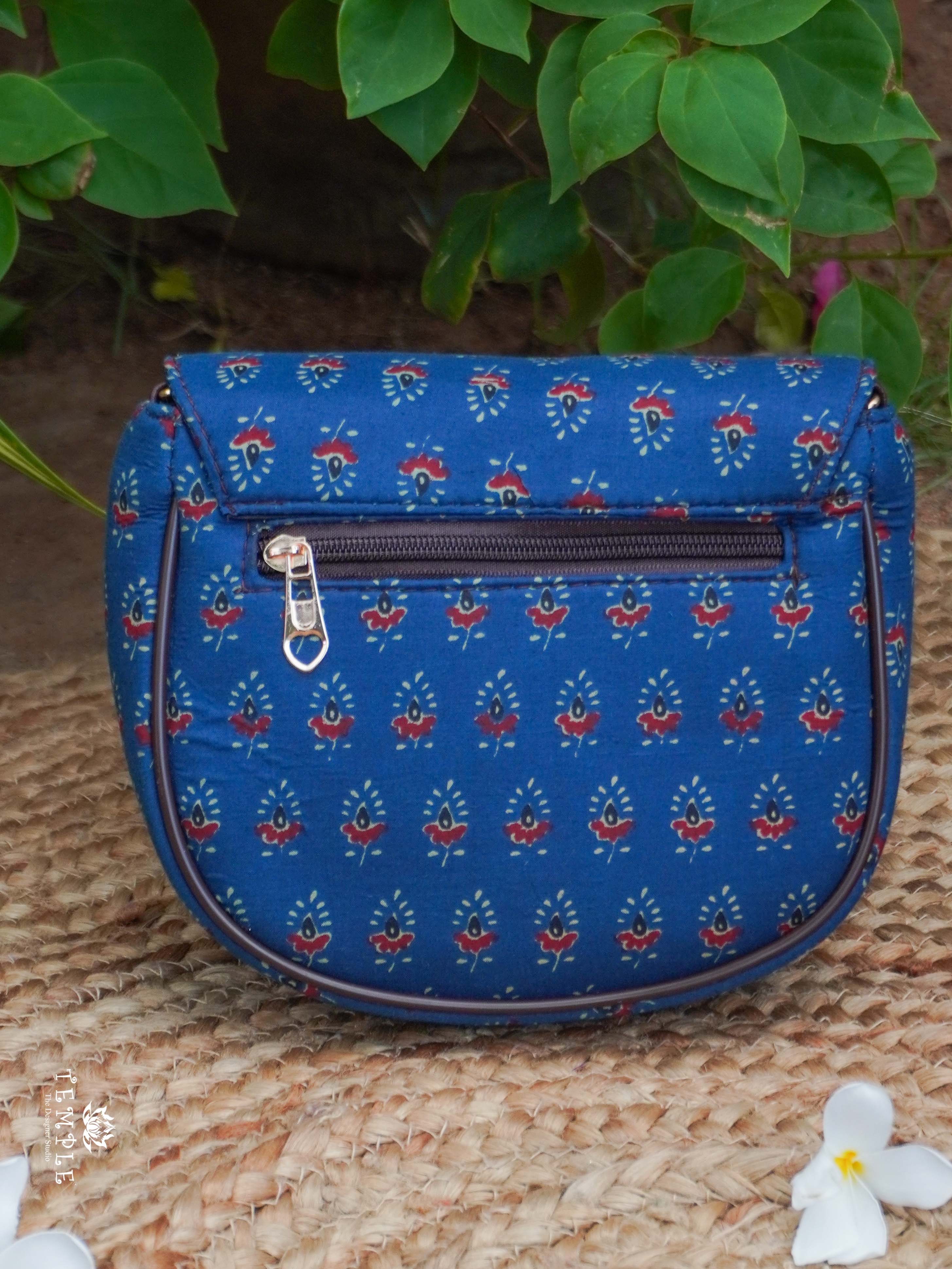 Block Printed Sling Bags | TTDS2192