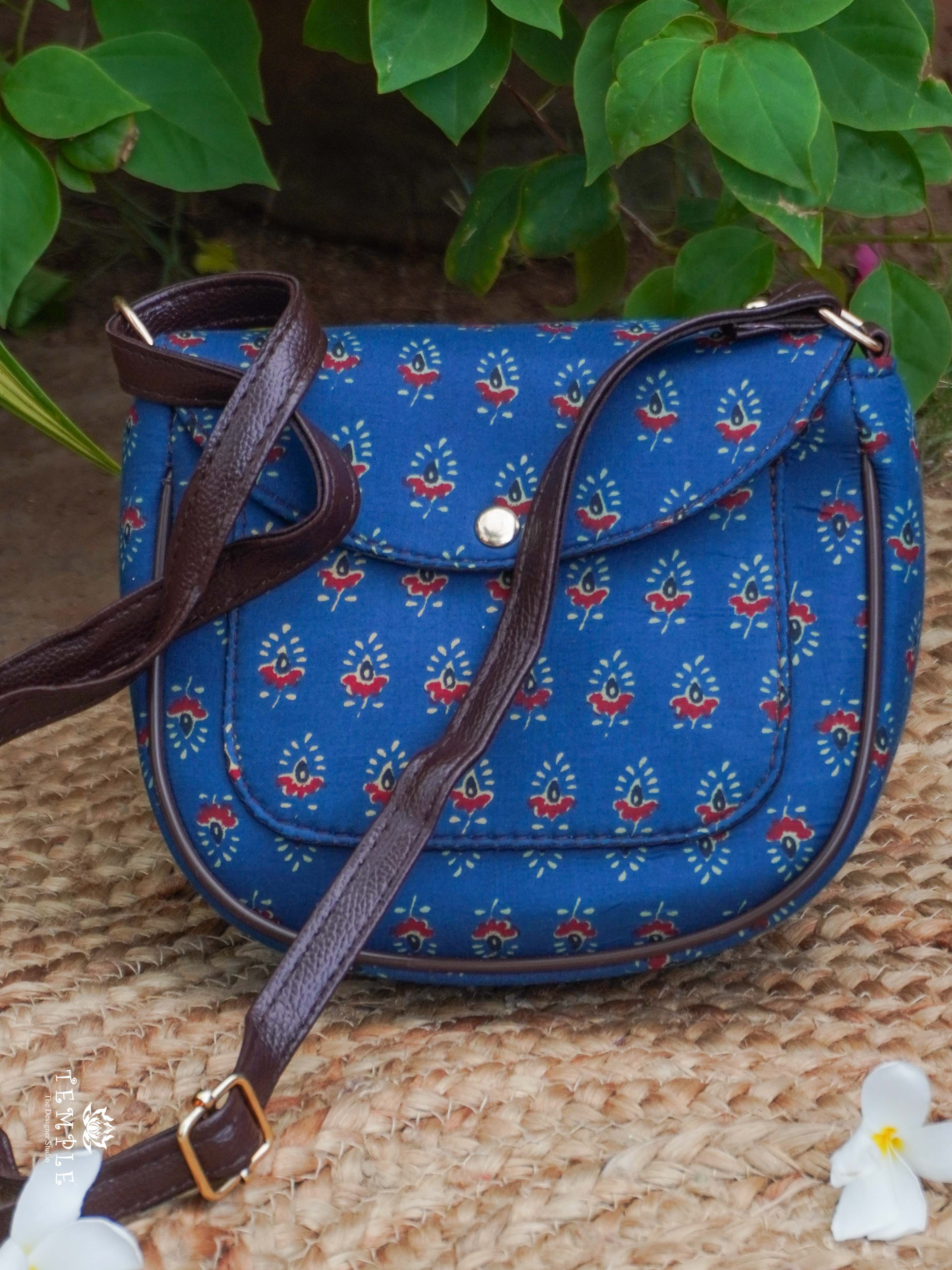 Block Printed Sling Bags | TTDS2192
