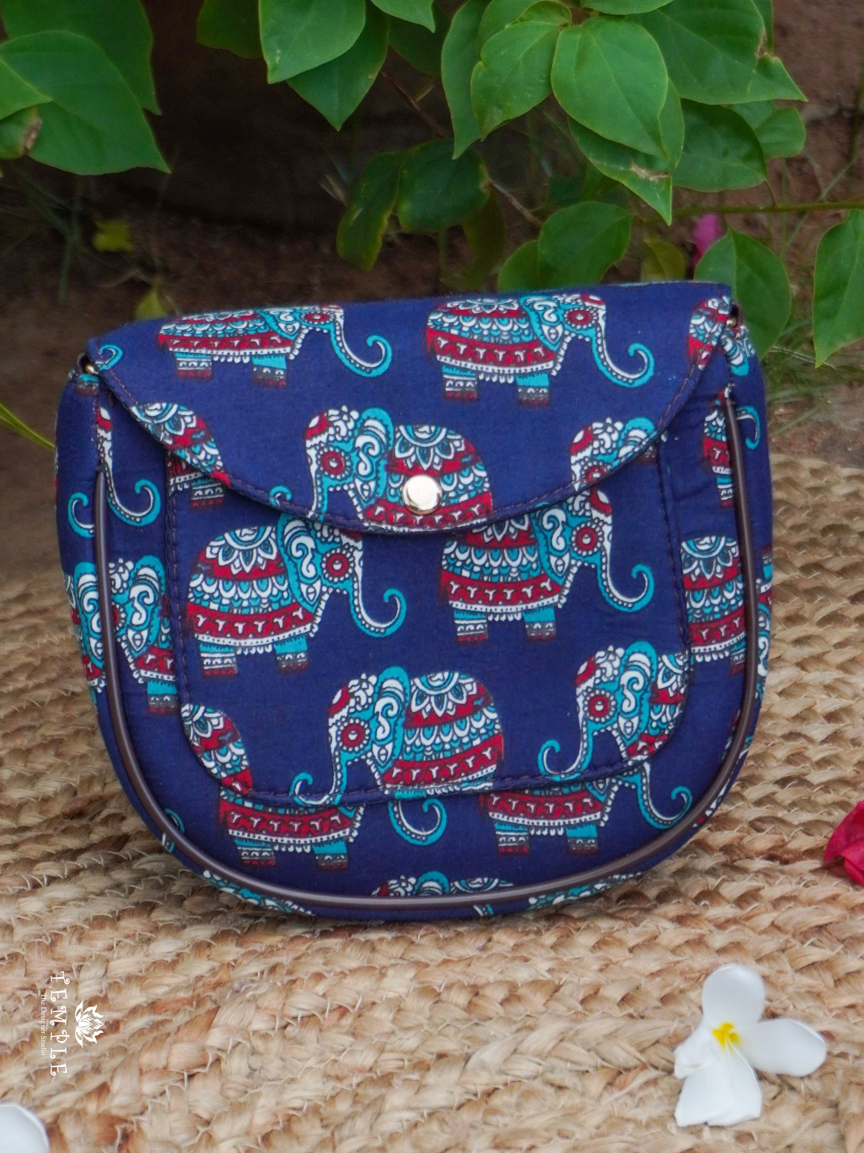 Block Printed Sling Bags | TTDS2192