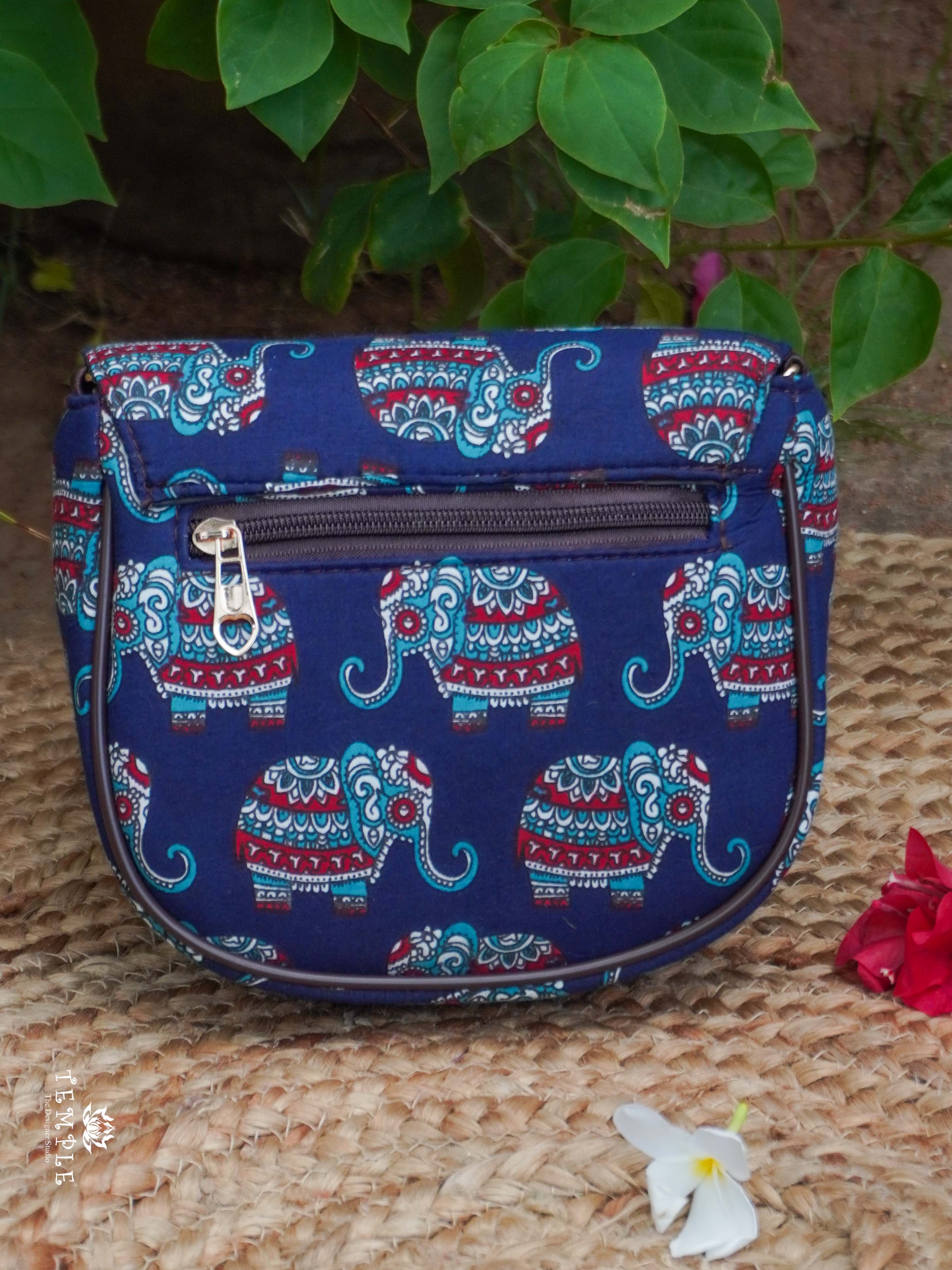 Block Printed Sling Bags | TTDS2192