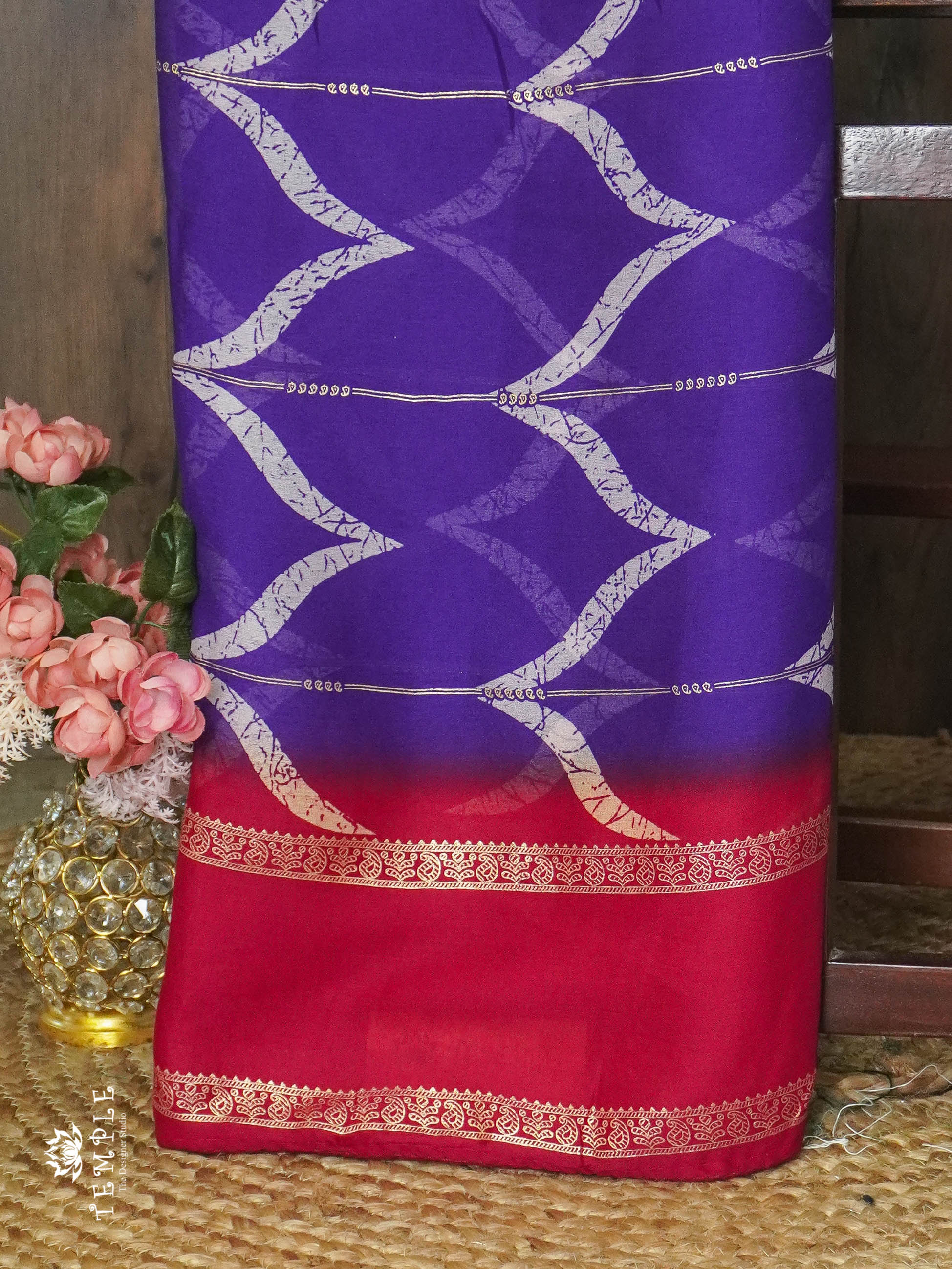 Semi Georgette Saree  | TTDS1307 | Sparkling Deals