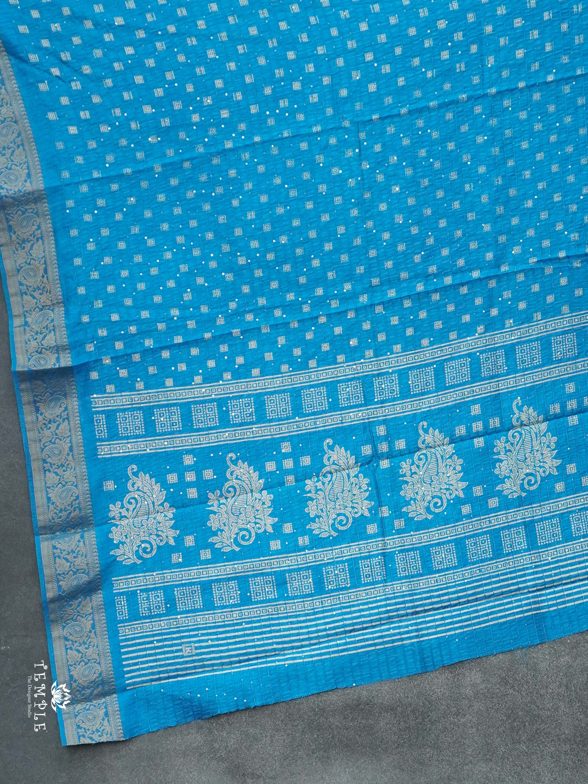 Sequins Tussar Saree | TTDS2692