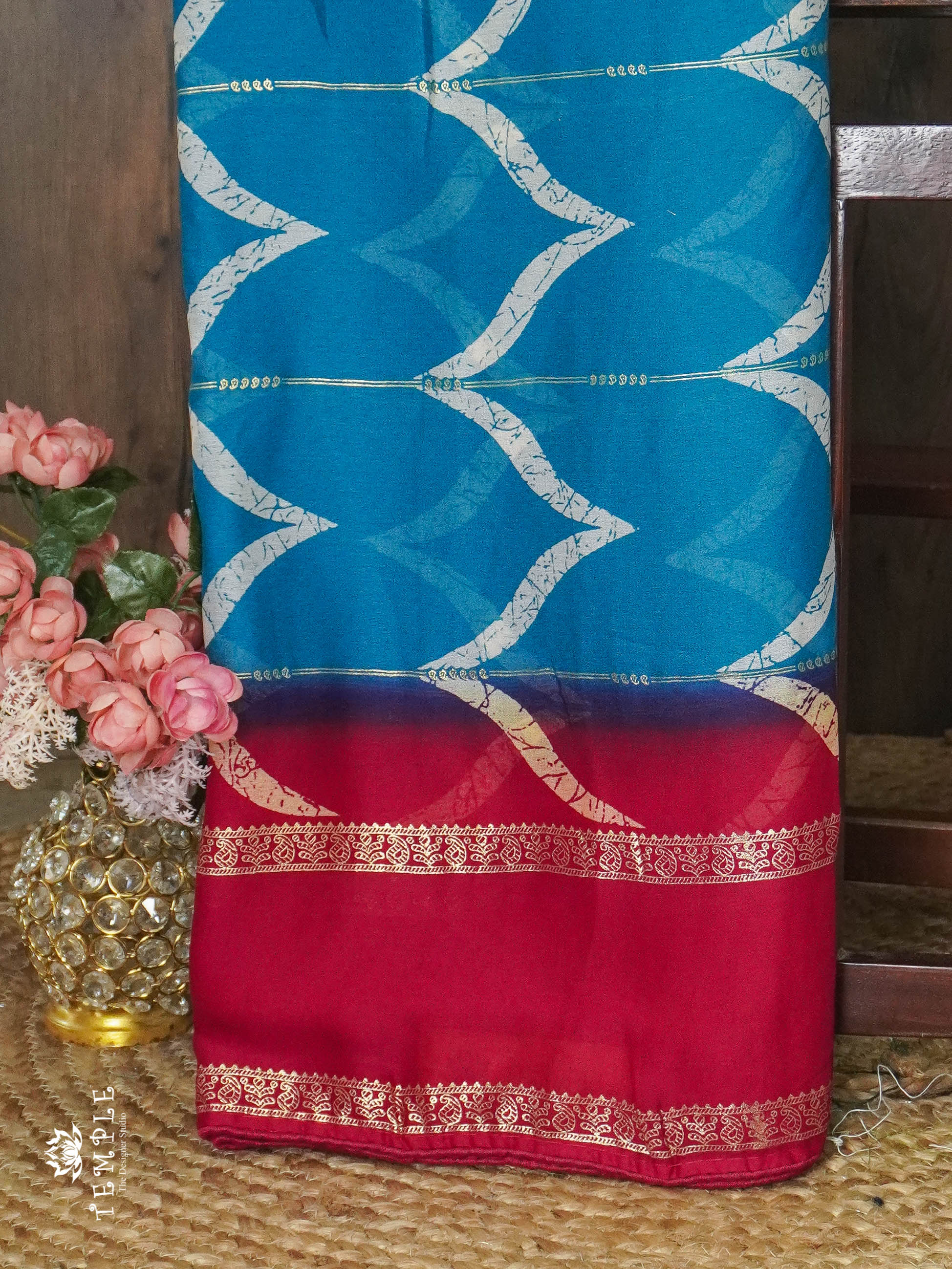 Semi Georgette Saree  | TTDS1307 | Sparkling Deals