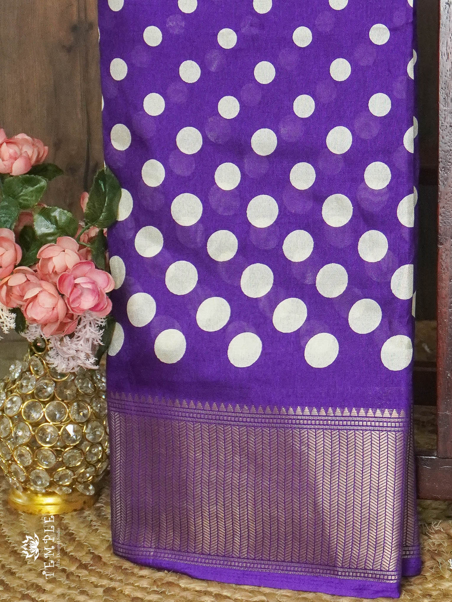 Dola Saree With Polka Dots | TTDS1313 | Sparkling Deals