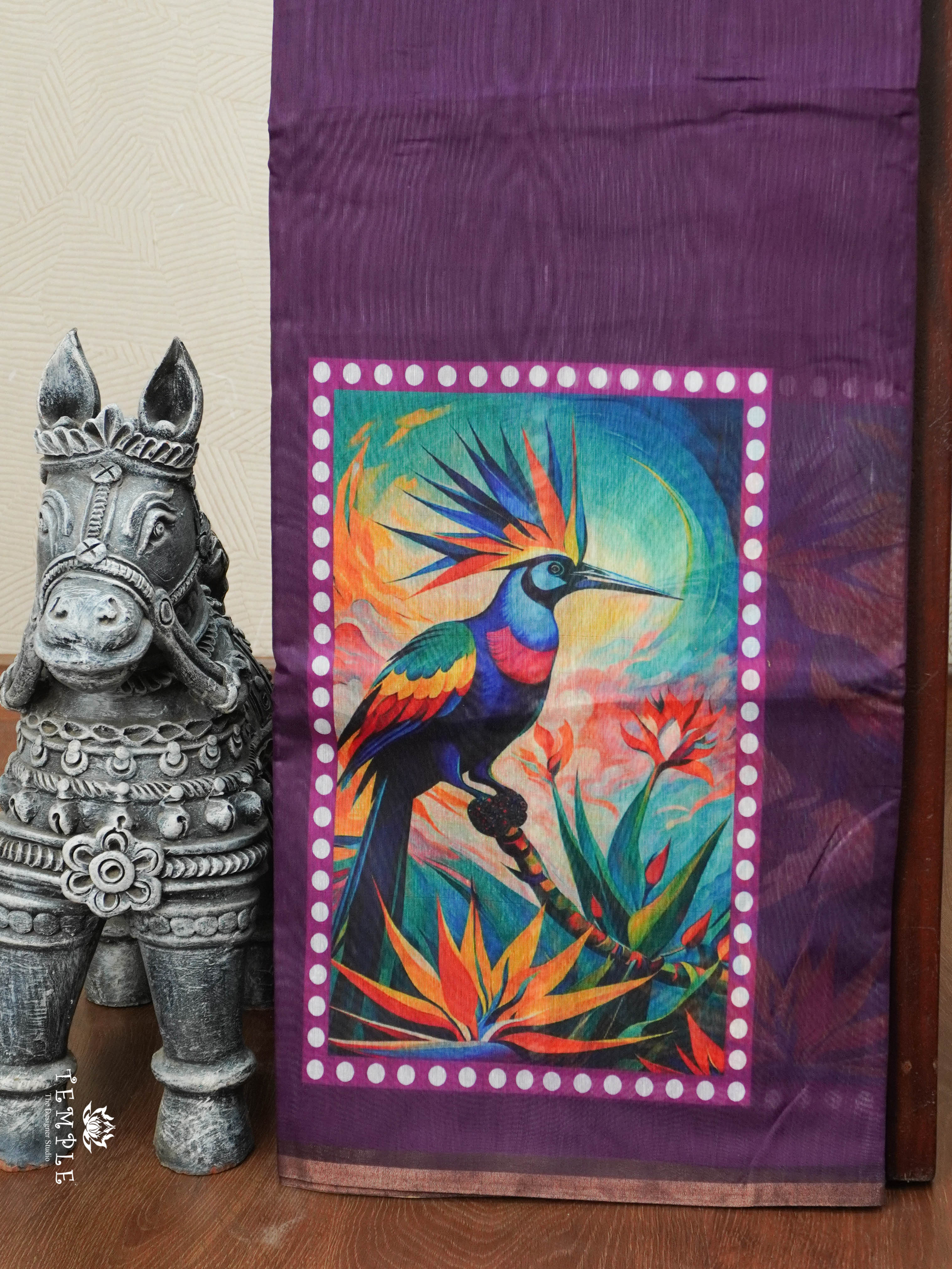 Chanderi Silk Cotton Saree | TTDS2773