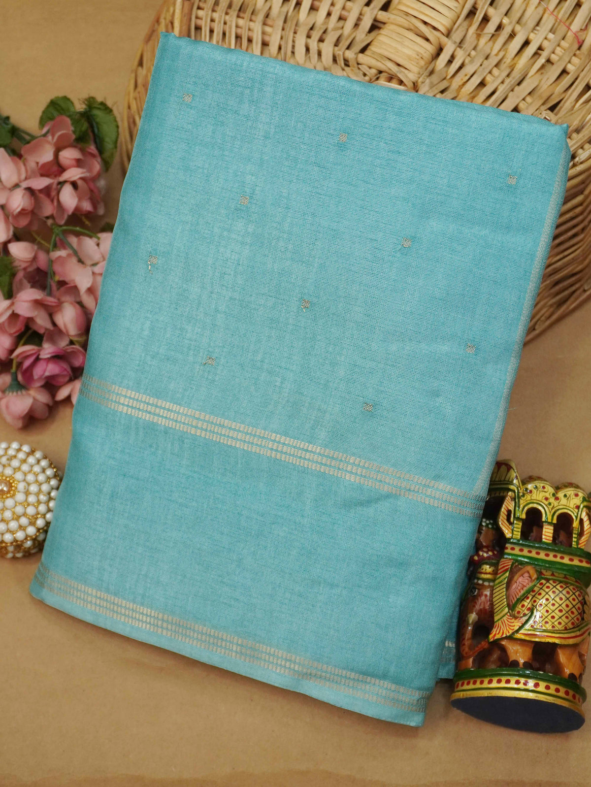 Handloom Matka Silk Saree | TTDS3312