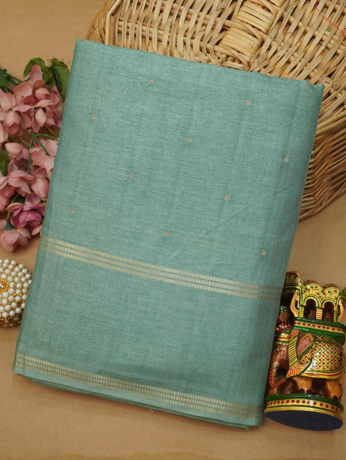 Handloom Matka Silk Saree | TTDS3312