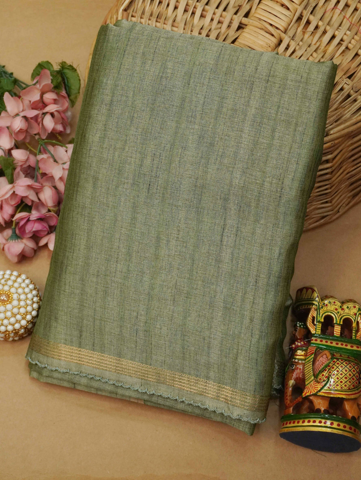 Ghicha Handloom Saree | TTDS3625