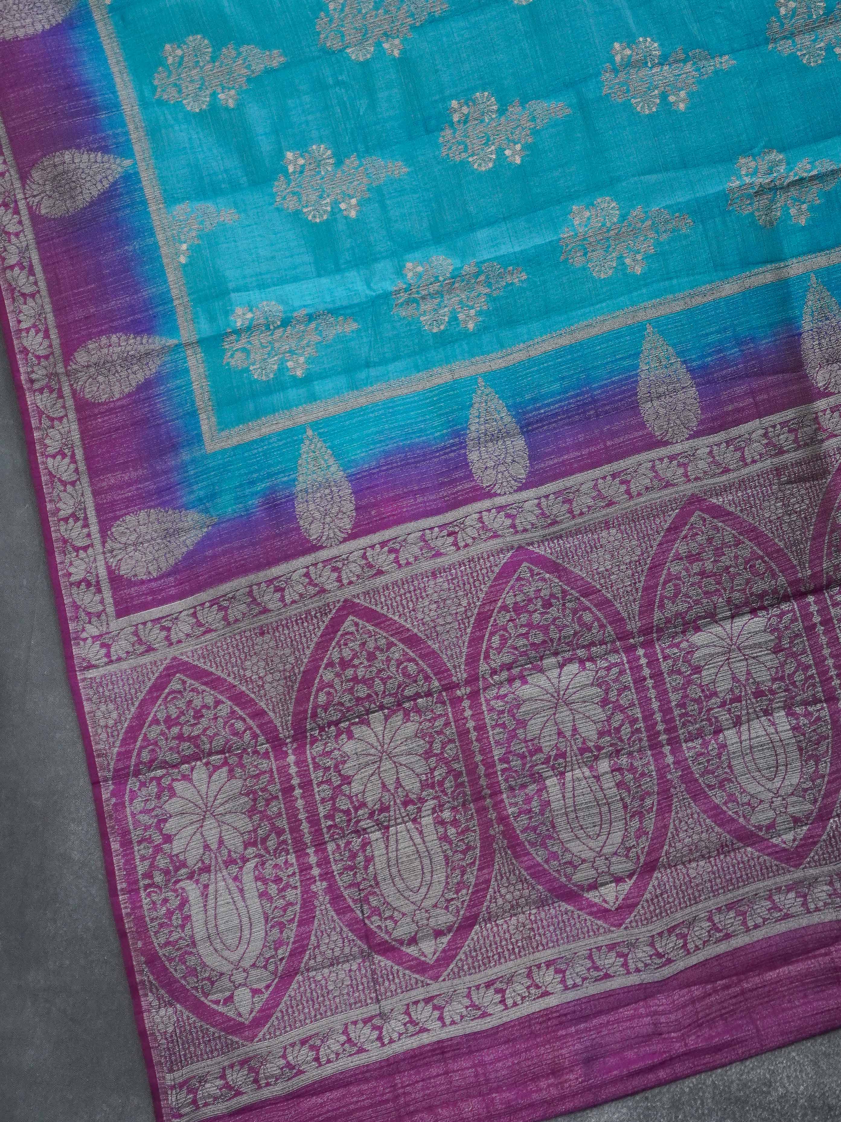 Semi Tussar Silk Saree | TTDS3192