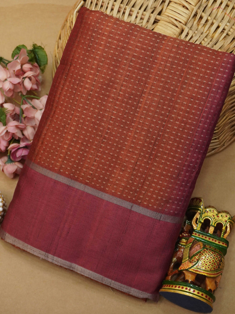 Handloom Matka Silk Saree | TTDS3647