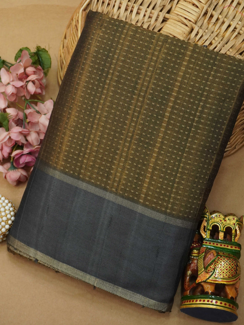Handloom Matka Silk Saree | TTDS3647