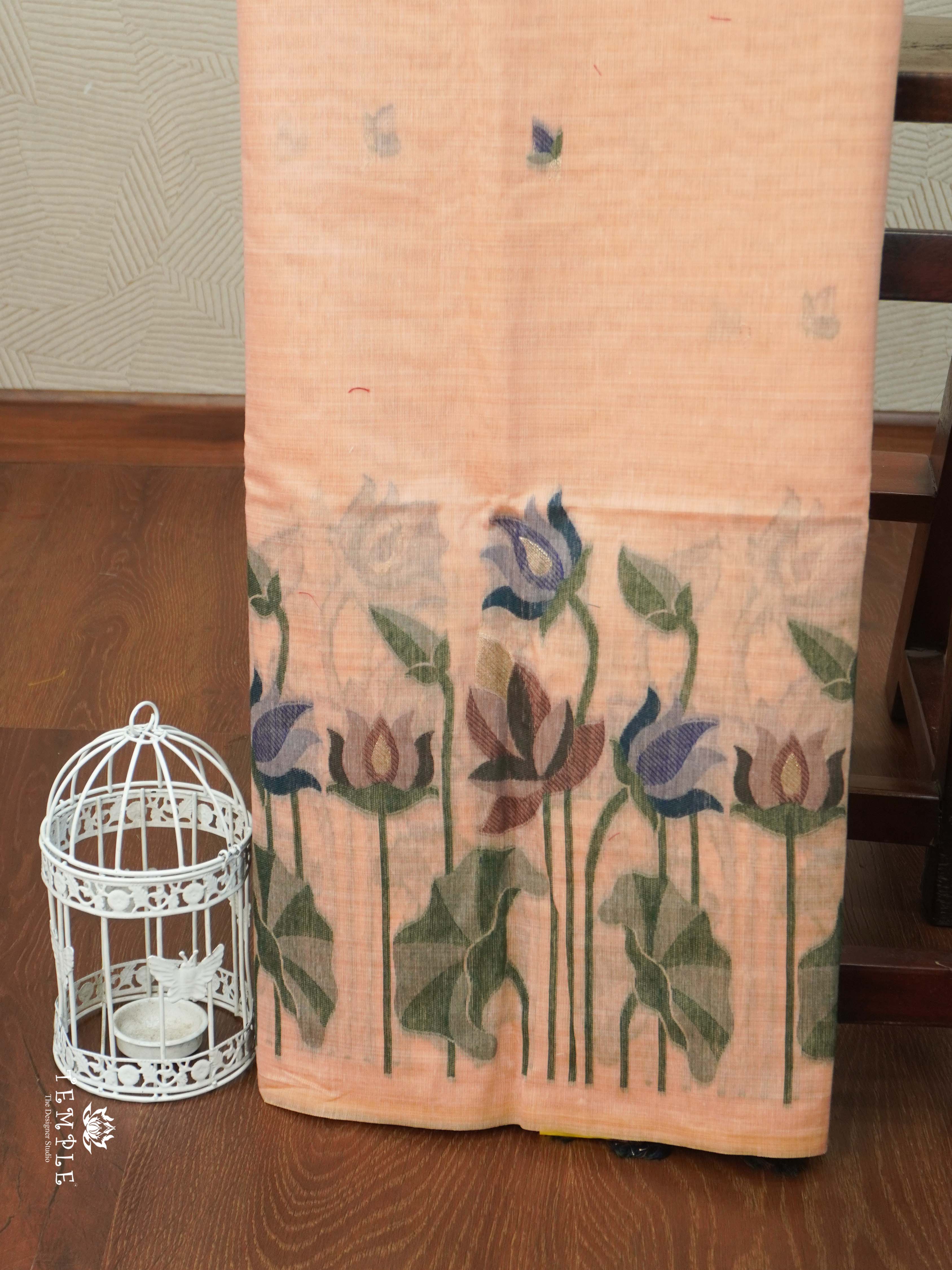 Jamdhani Design Munga Cotton Saree | TTDS2204