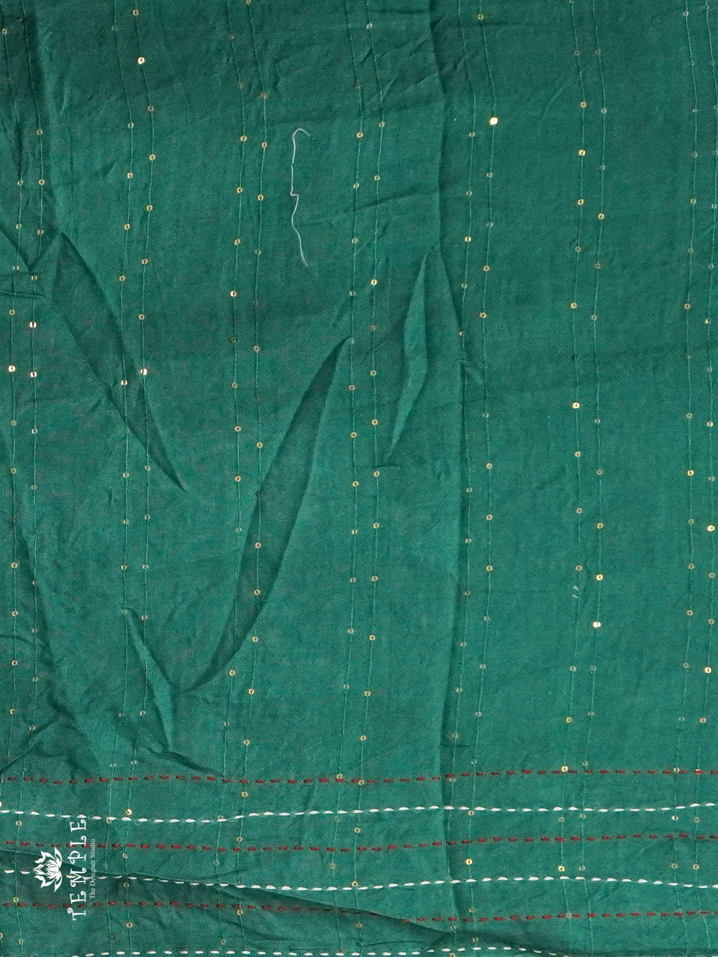 Batik Printed Saree With Kantha Work | TTDS1331