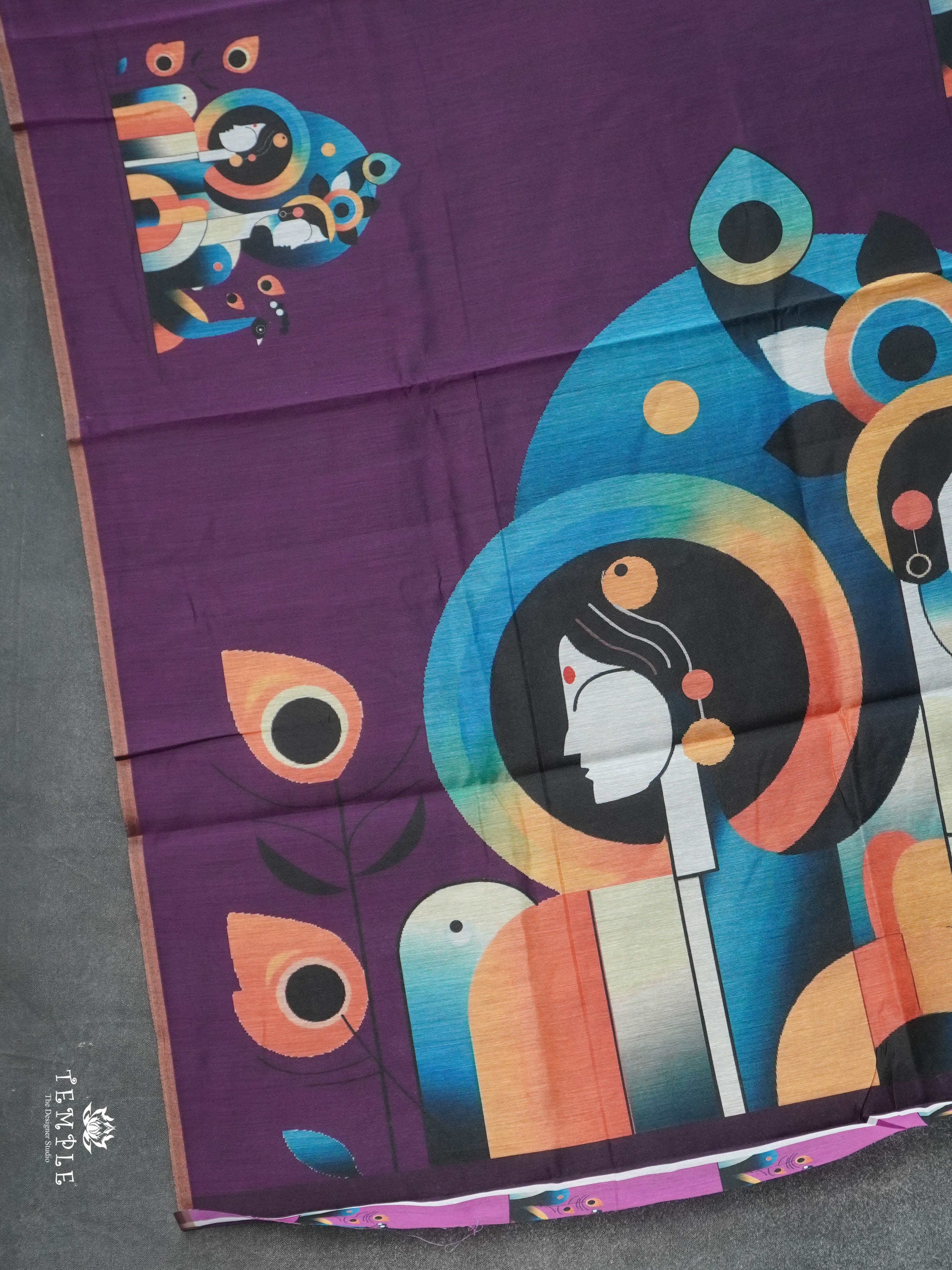 Chanderi Silk Cotton Saree | TTDS2772