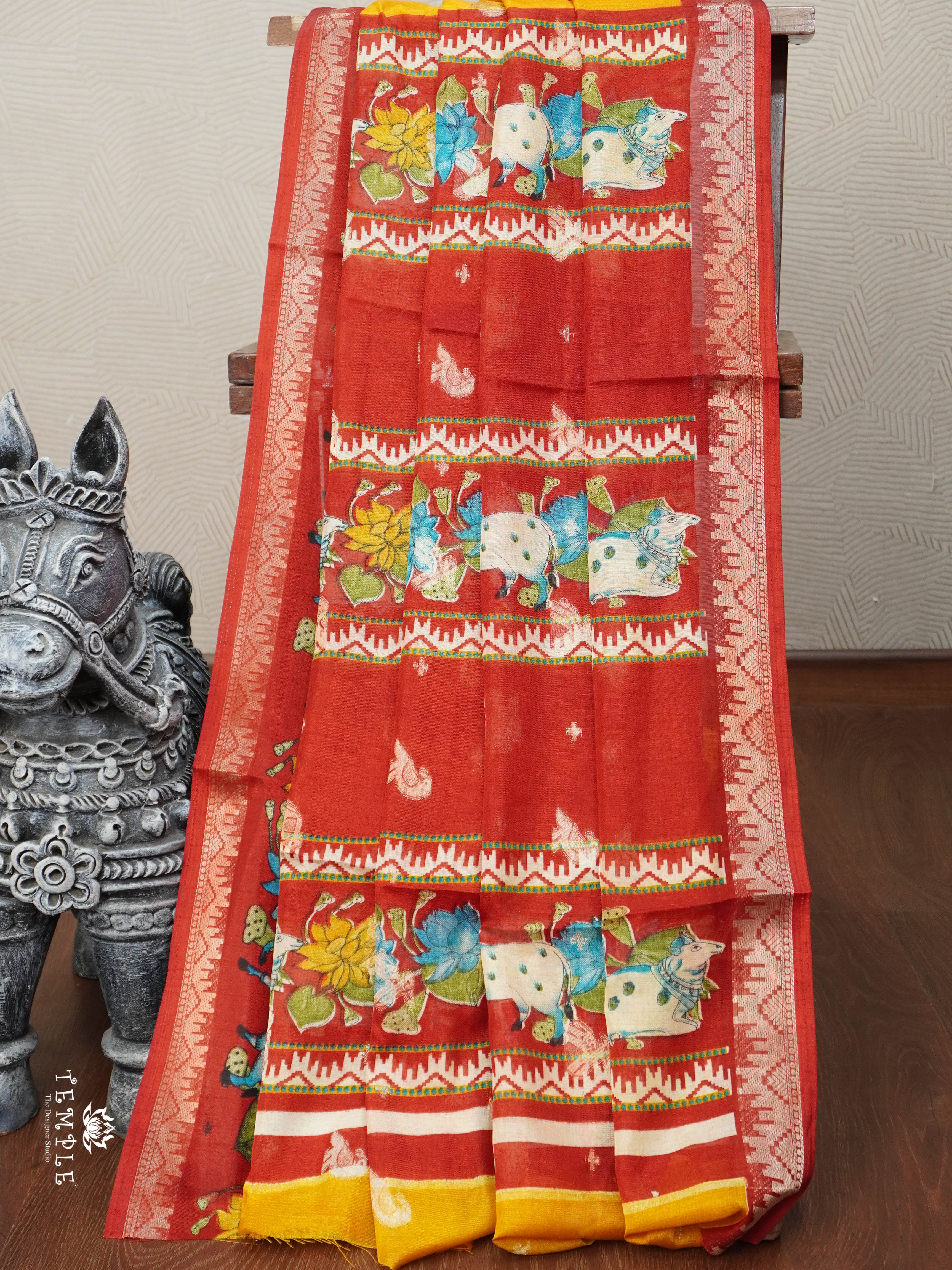 Fancy Cotton Saree | TTDS2775