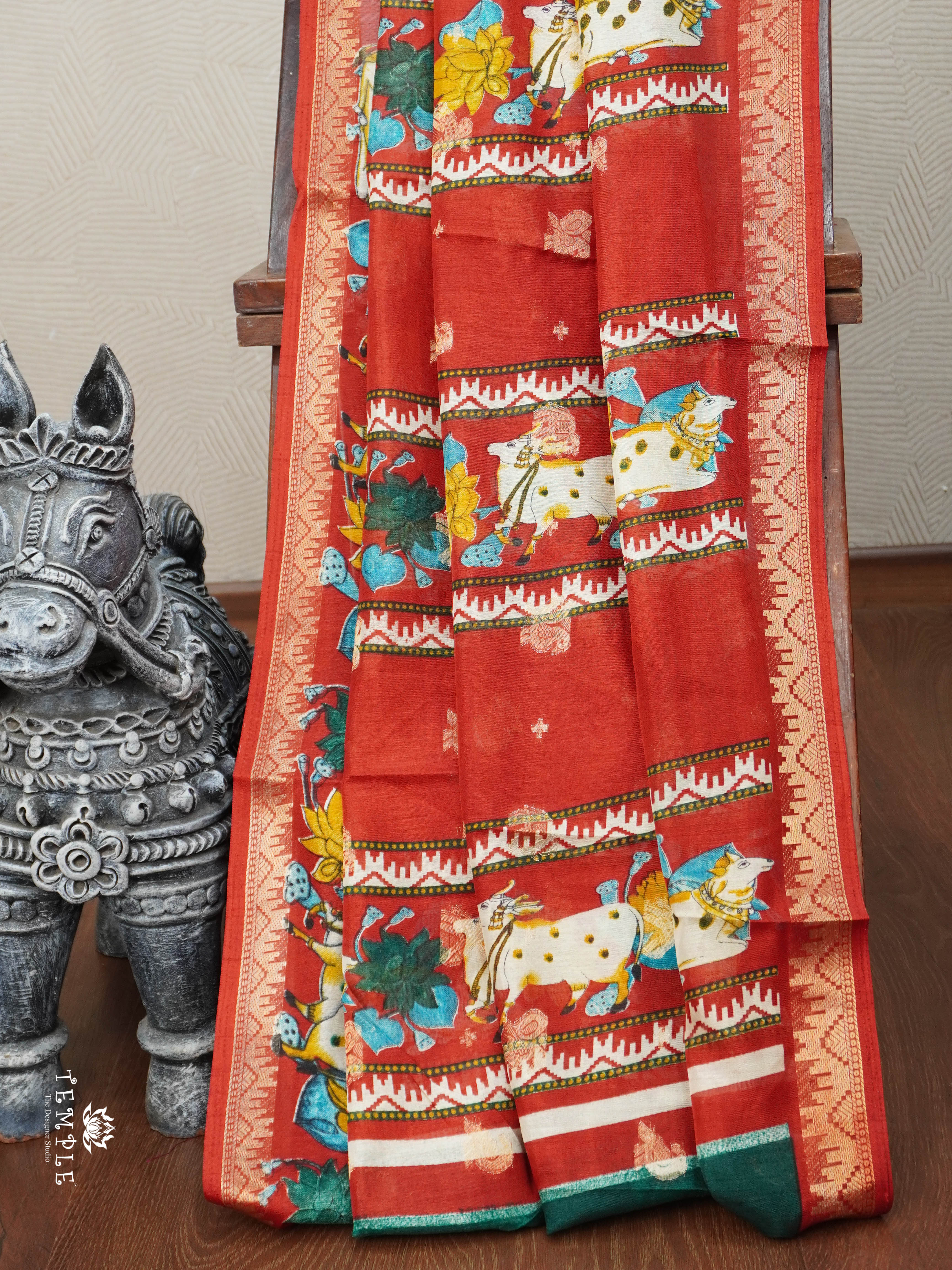 Fancy Cotton Saree | TTDS2775