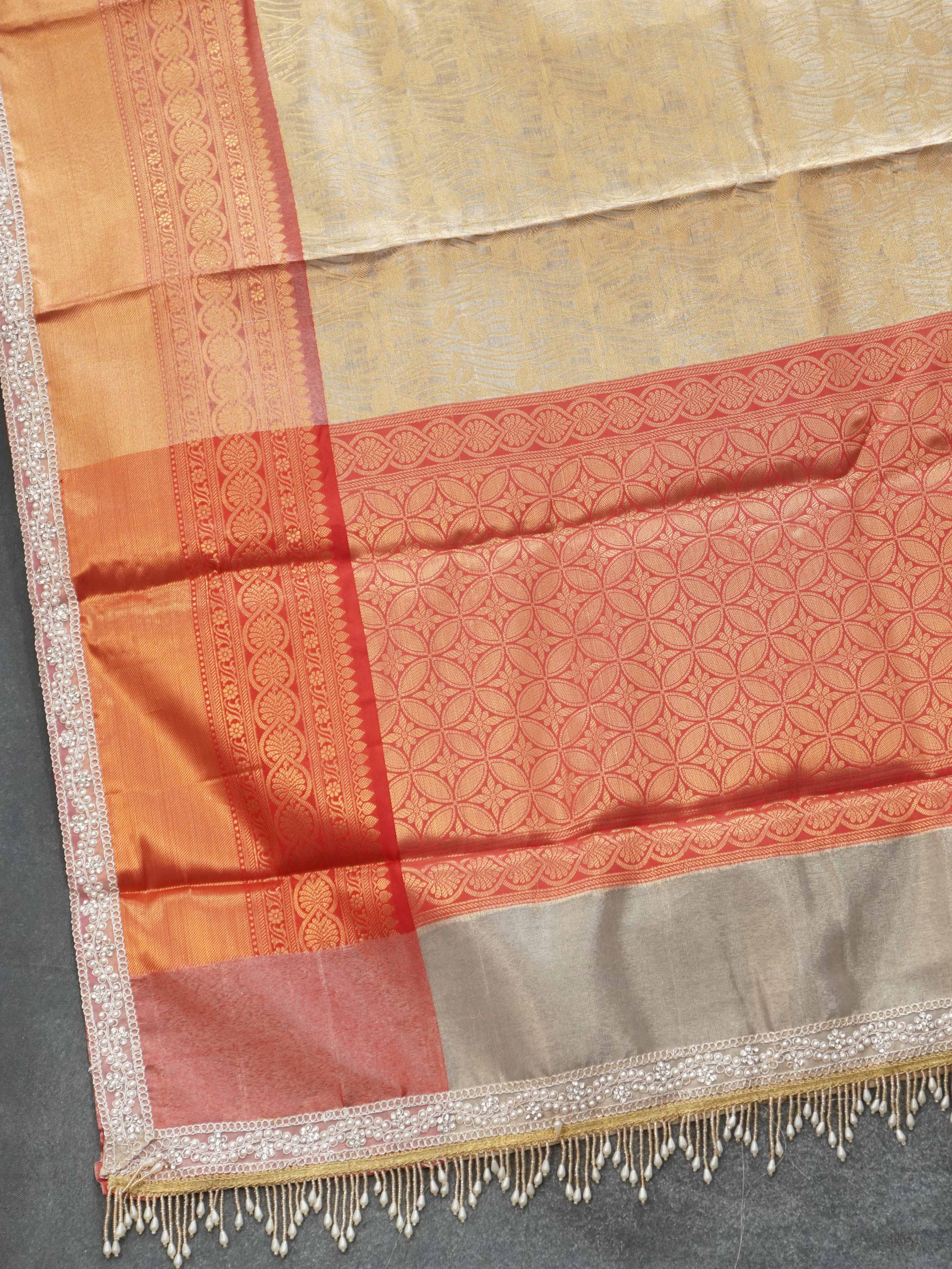 Kora Banarasi Silk Saree | TTDS3080