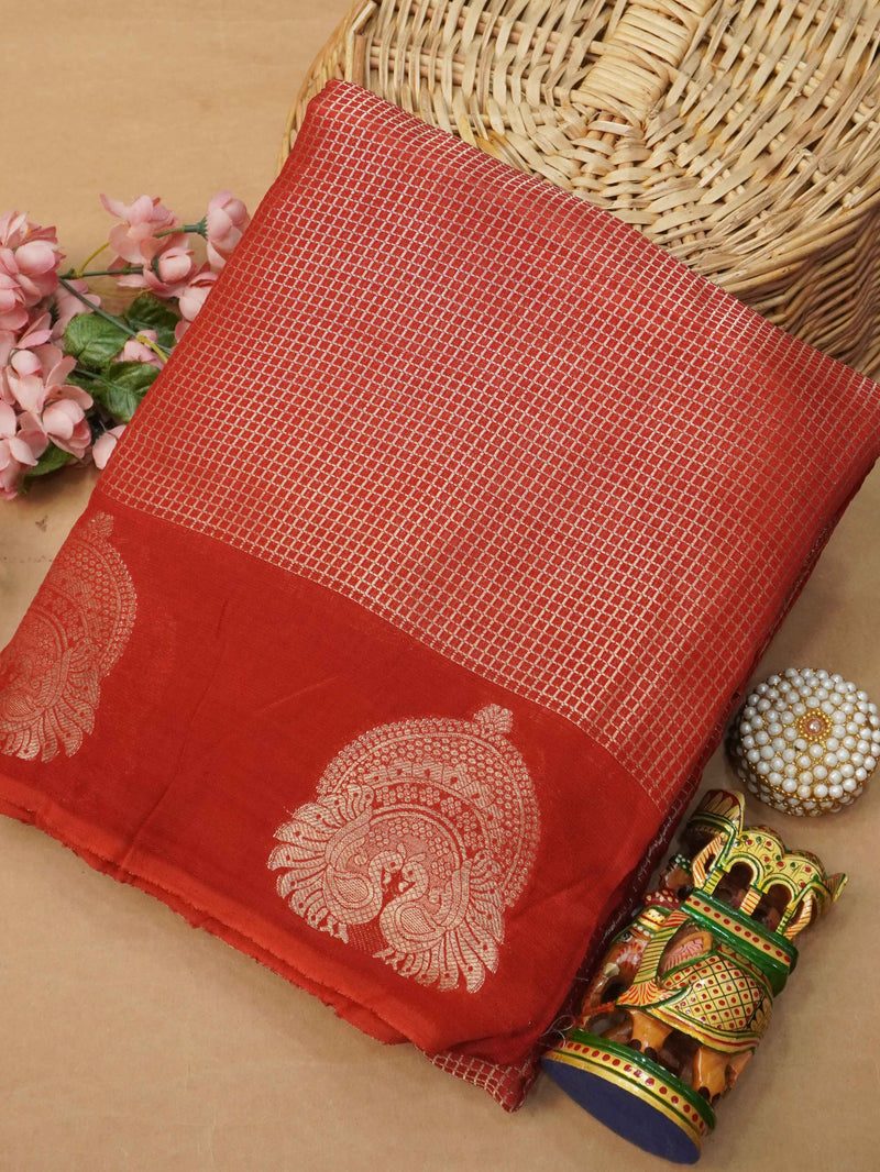Linen Viscose Saree | TTDS3199.
