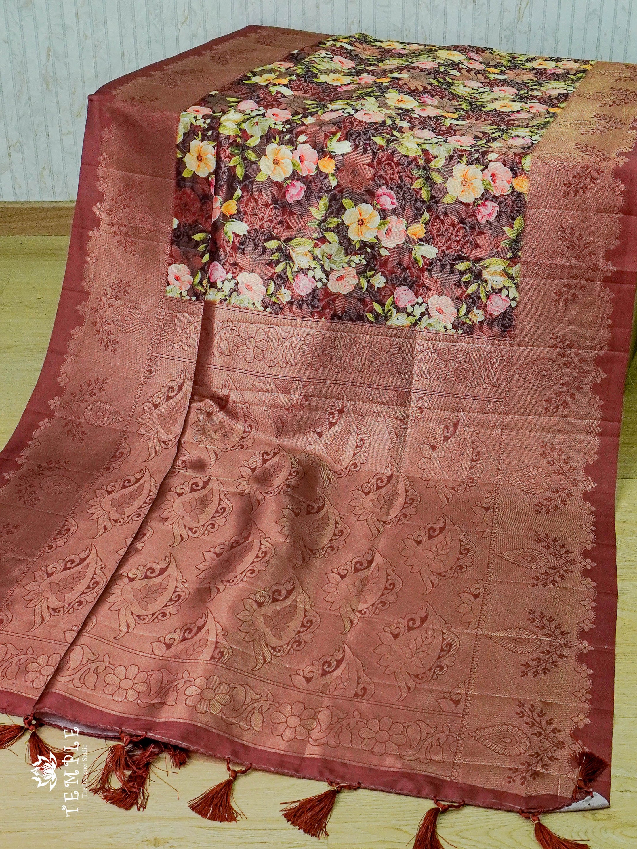 Banarasi Softy Silk Saree  | TTDS636