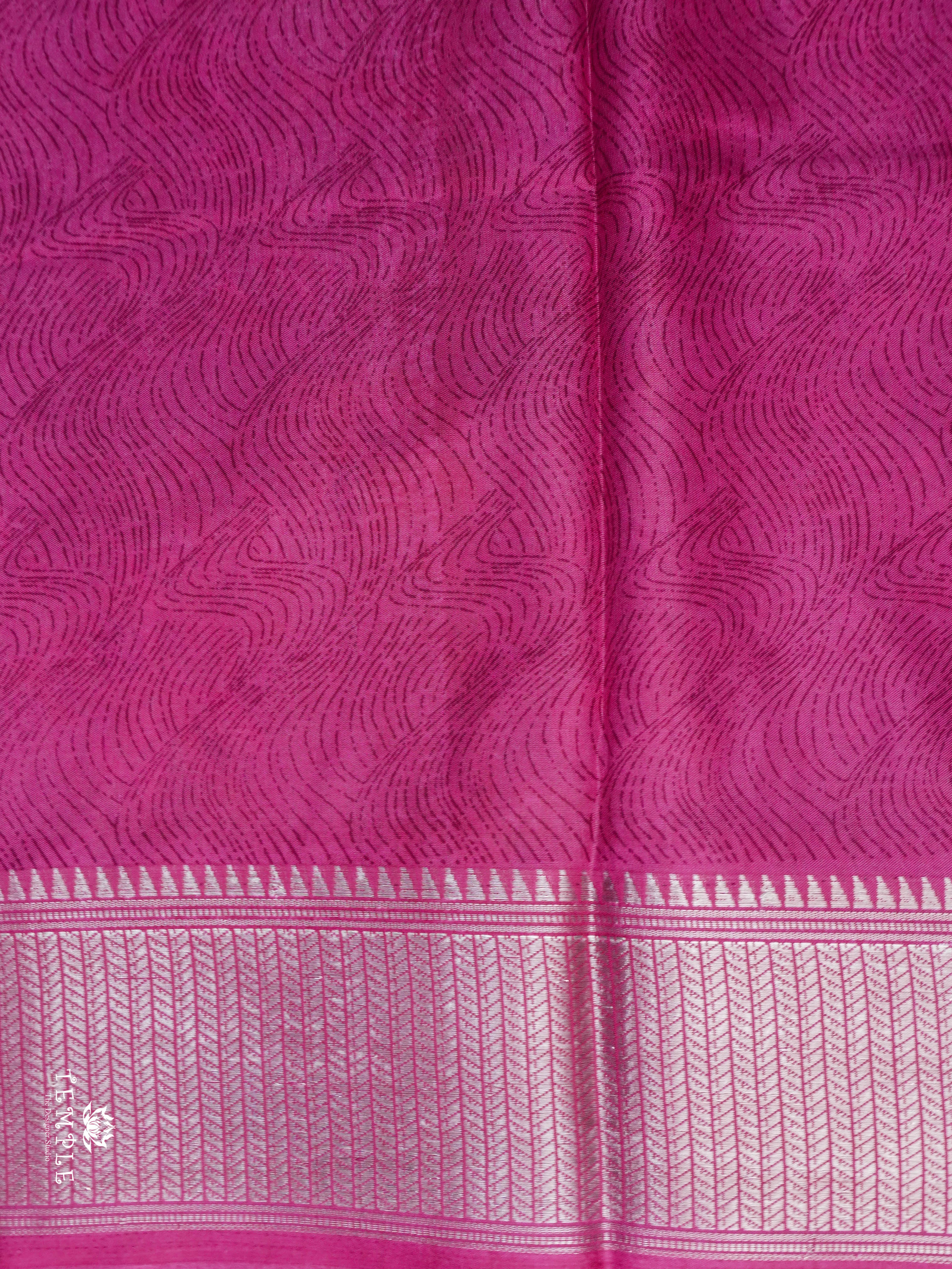 Printed Binny Silk Saree | TTDS1780