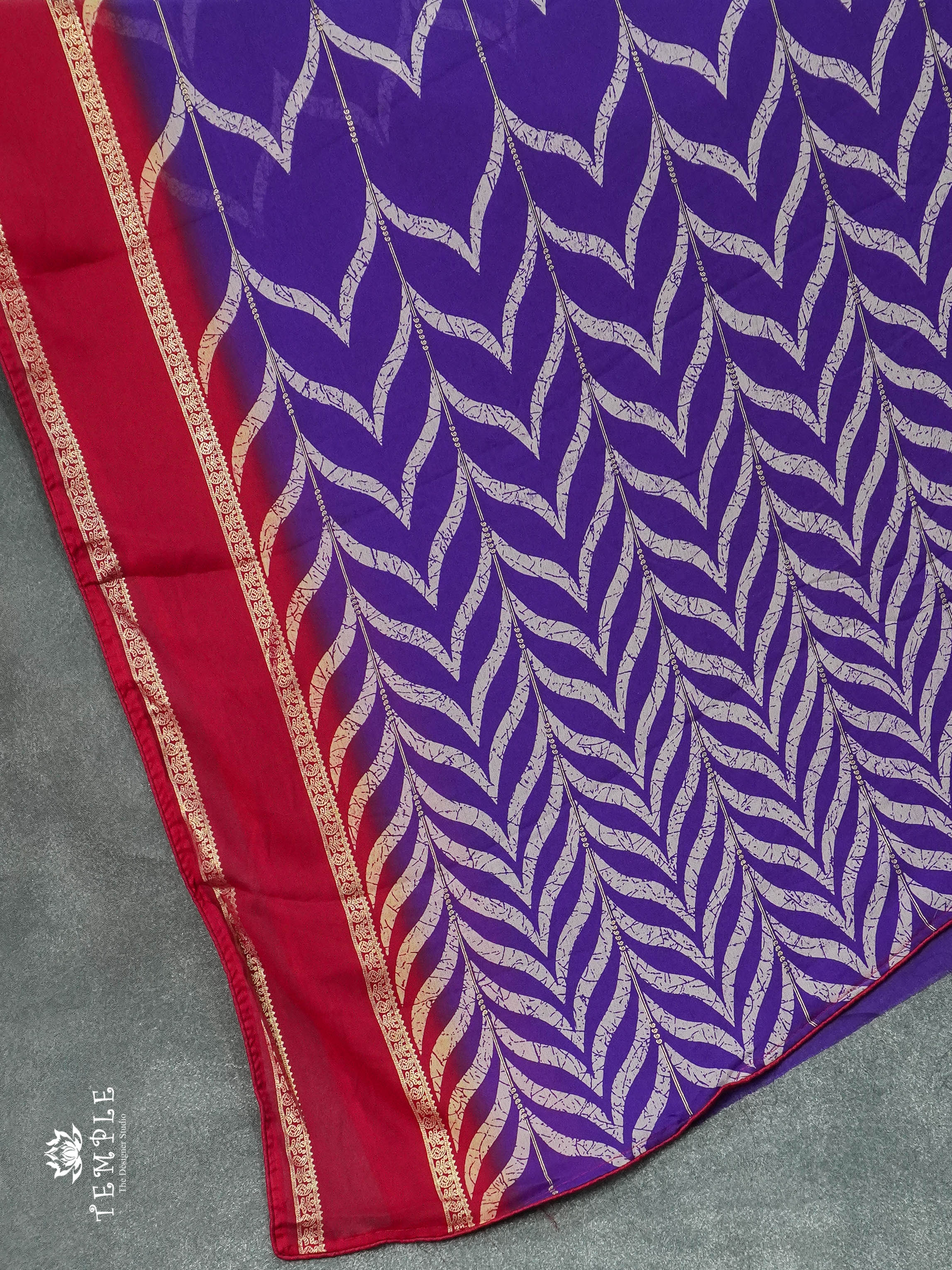 Semi Georgette Saree  | TTDS1307 | Sparkling Deals