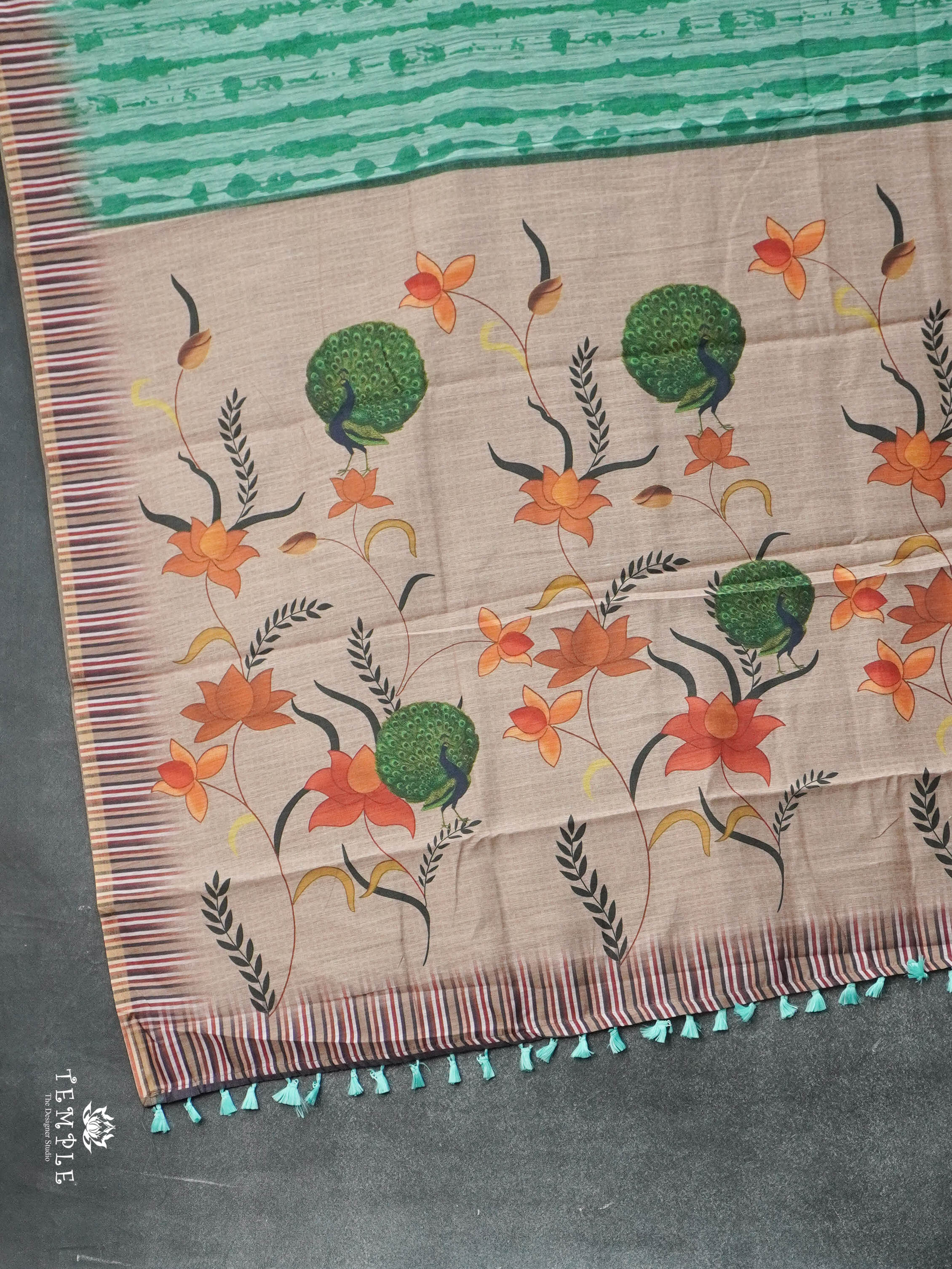 Chanderi Cotton Saree | TTDS2776