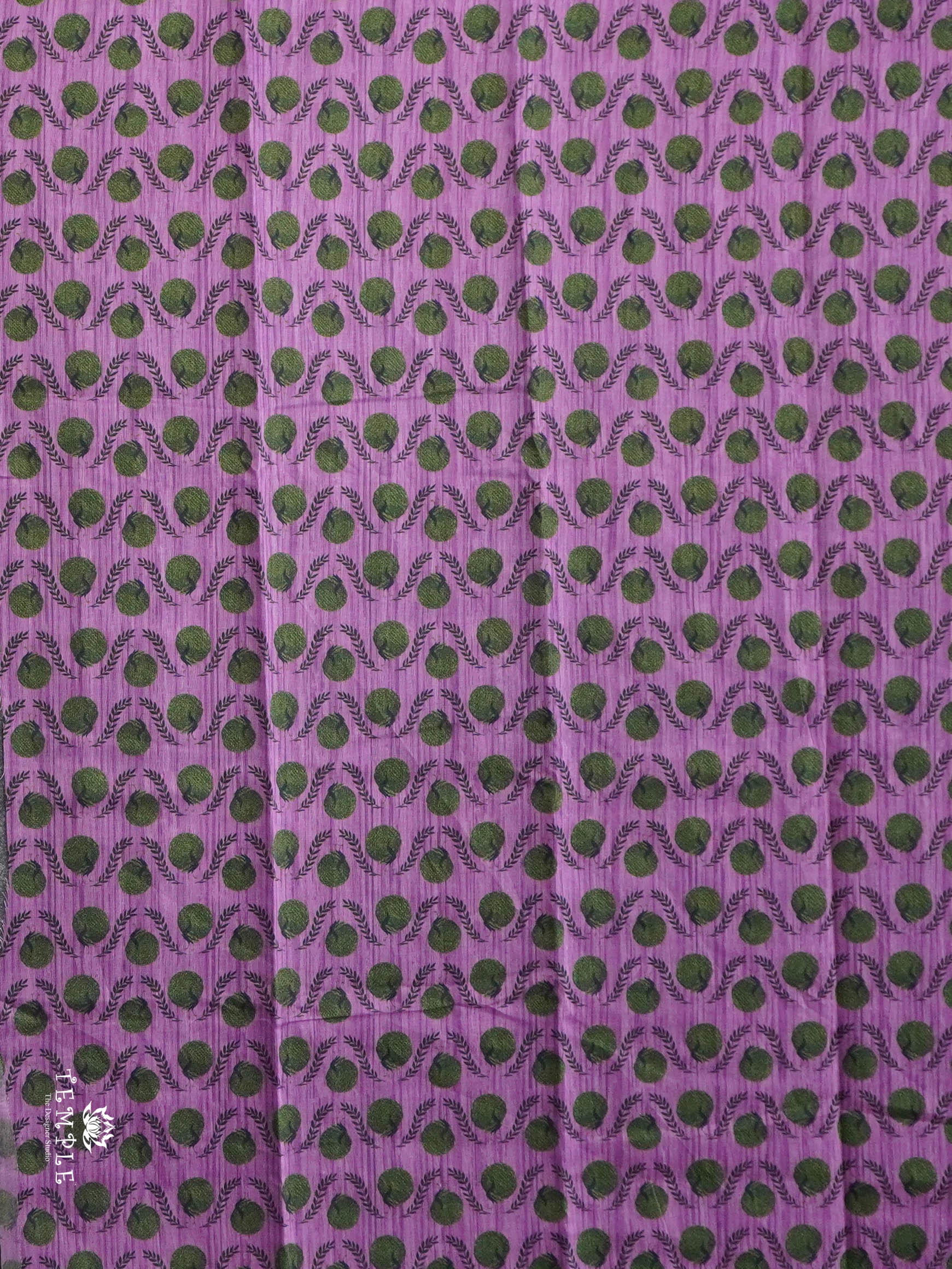 Printed Cotton Saree | TTDS2776