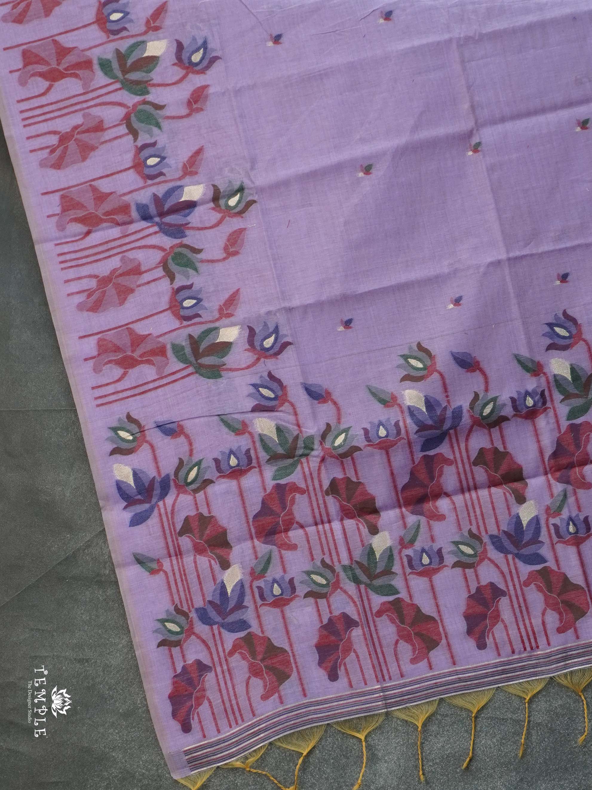 Jamdhani Design Munga Cotton Saree | TTDS2204