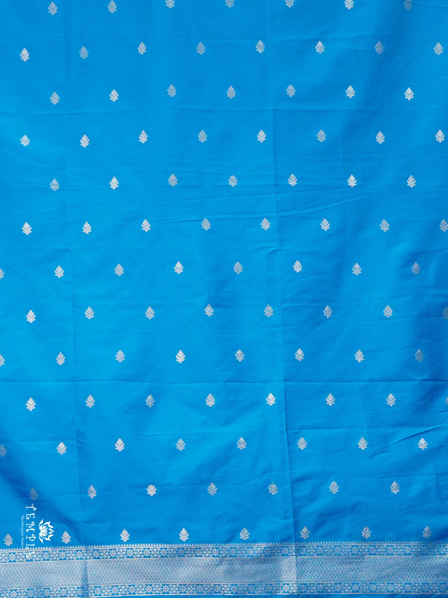 Semi Silk Saree with Peacock Design | TTDS2779