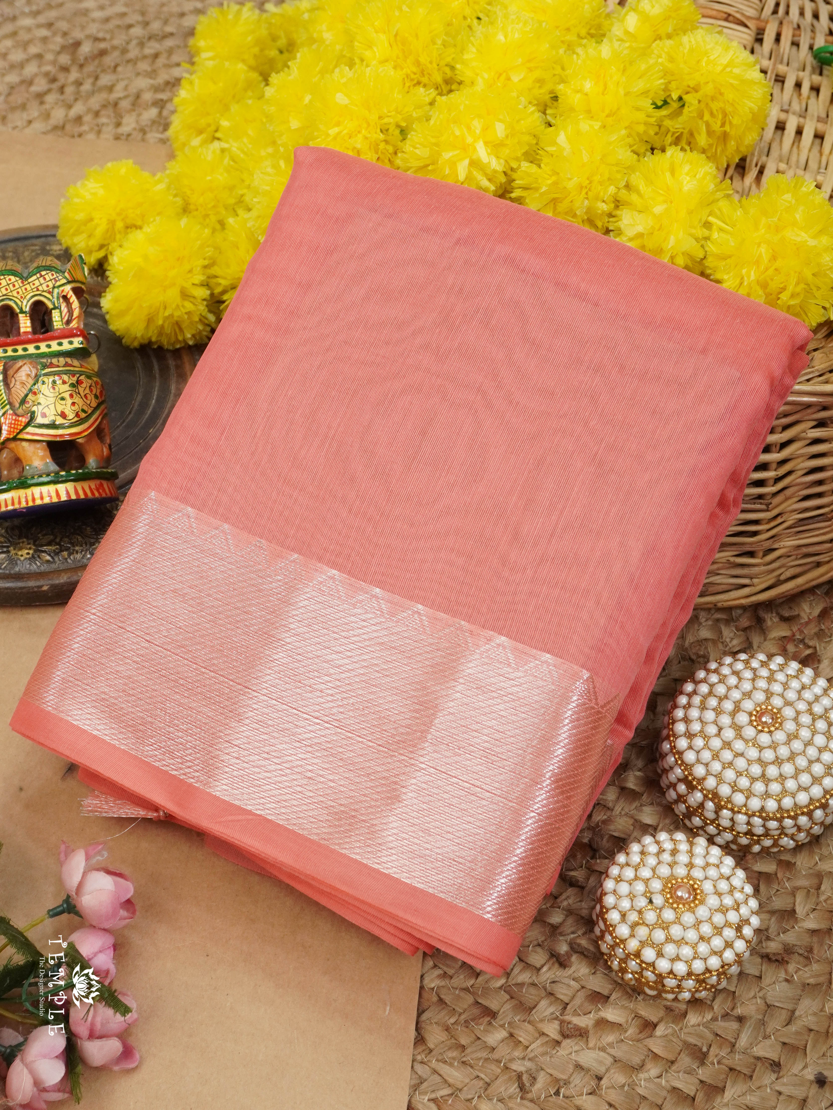 Chanderi Cotton Saree | TTDS2781
