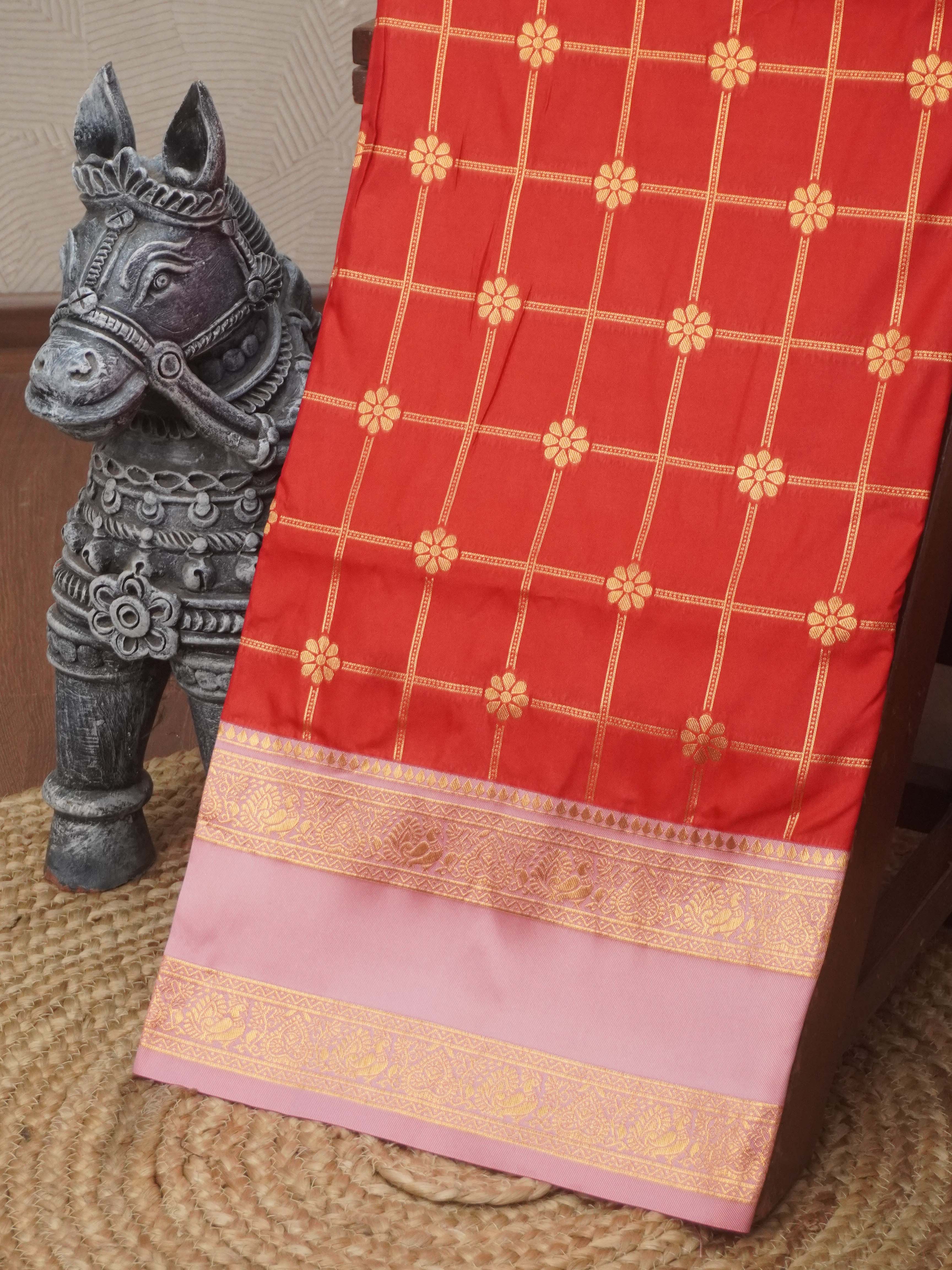 Semi Silk Saree | TTDS3200