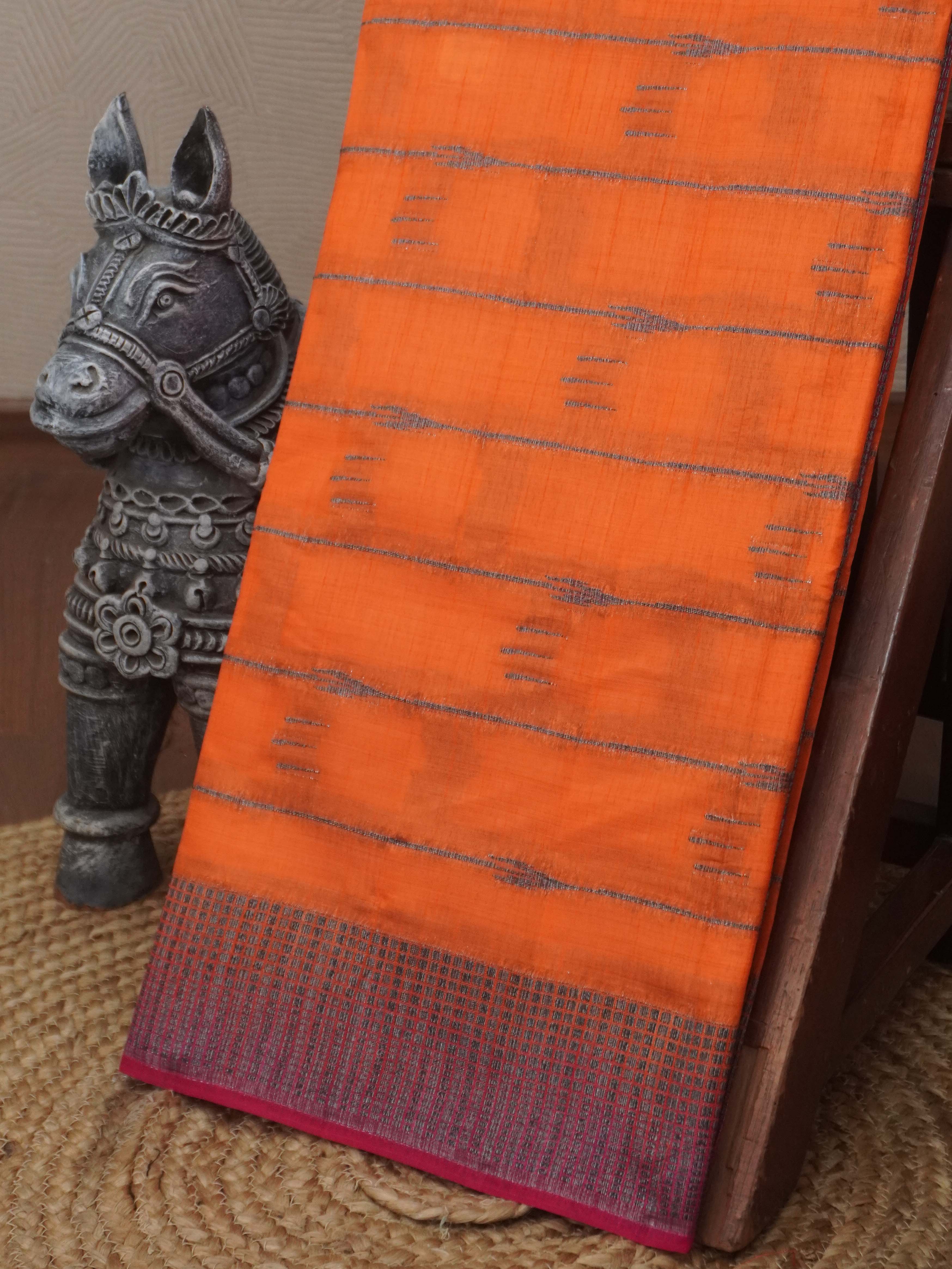 Semi Tussar Silk Saree | TTDS3204
