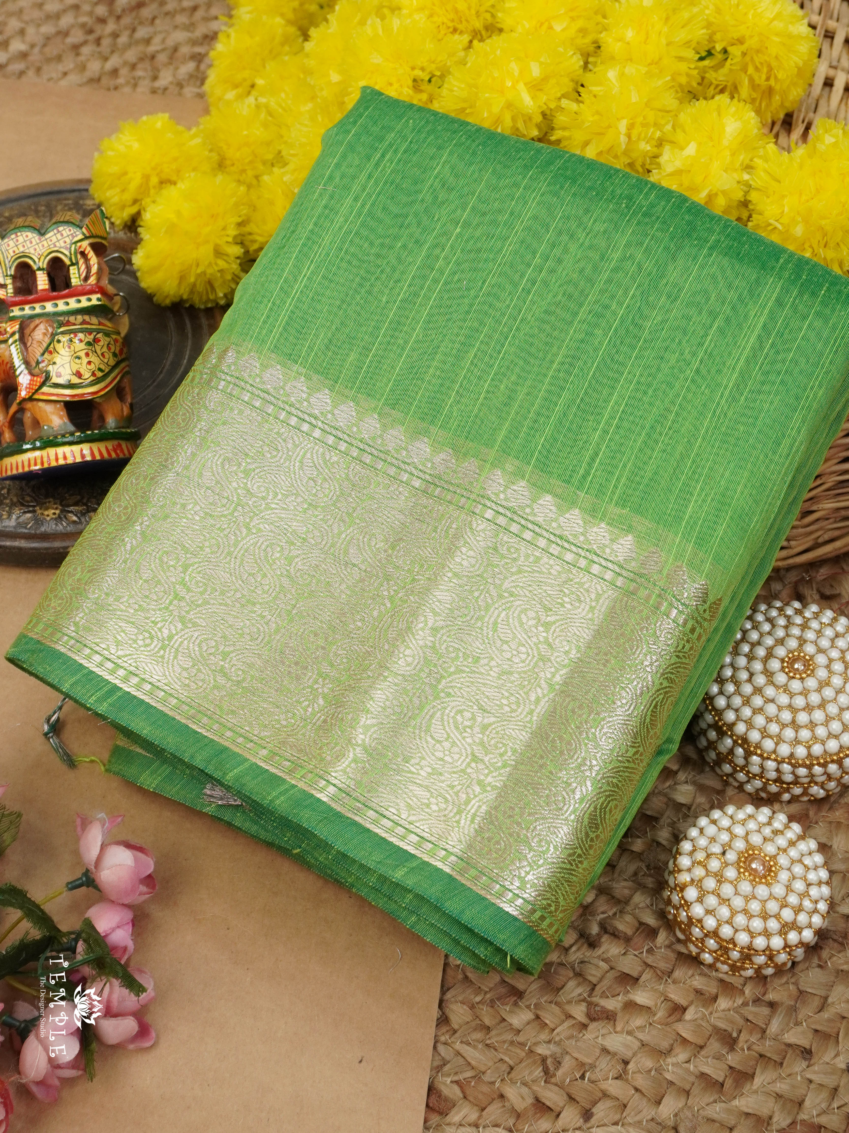 Chanderi Cotton Saree | TTDS2785