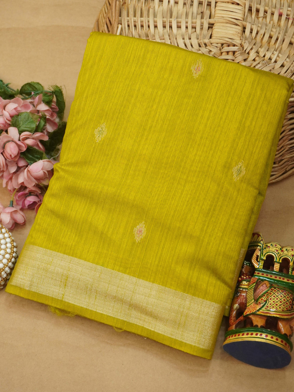 Tussar Silk Saree | TTDS3633