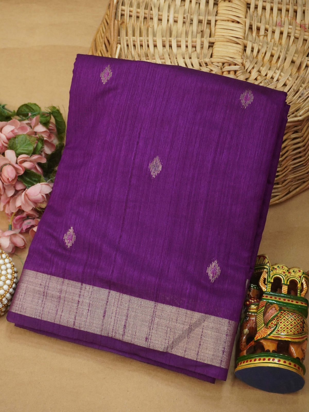 Tussar Silk Saree | TTDS3633
