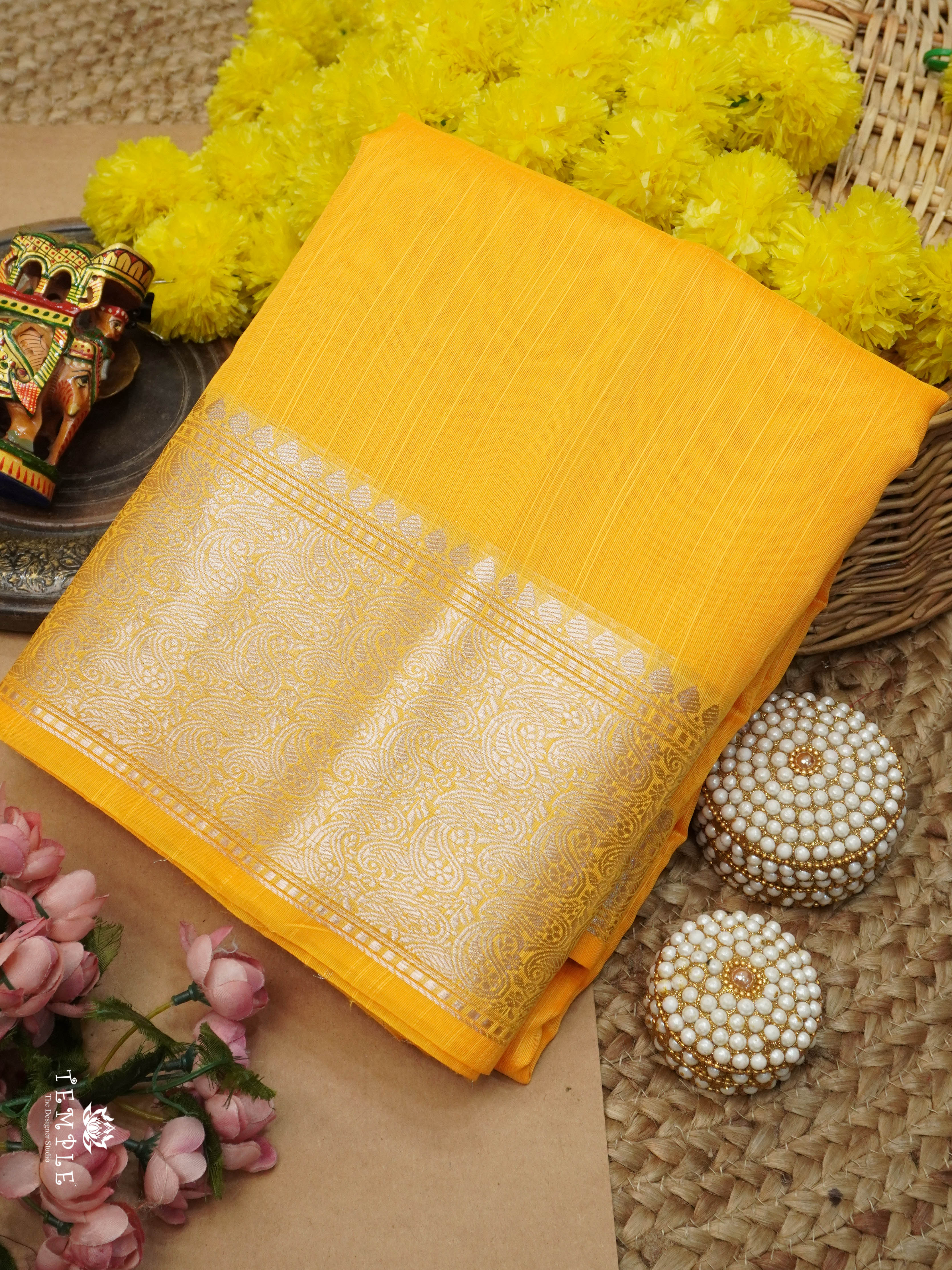 Chanderi Cotton Saree | TTDS2785