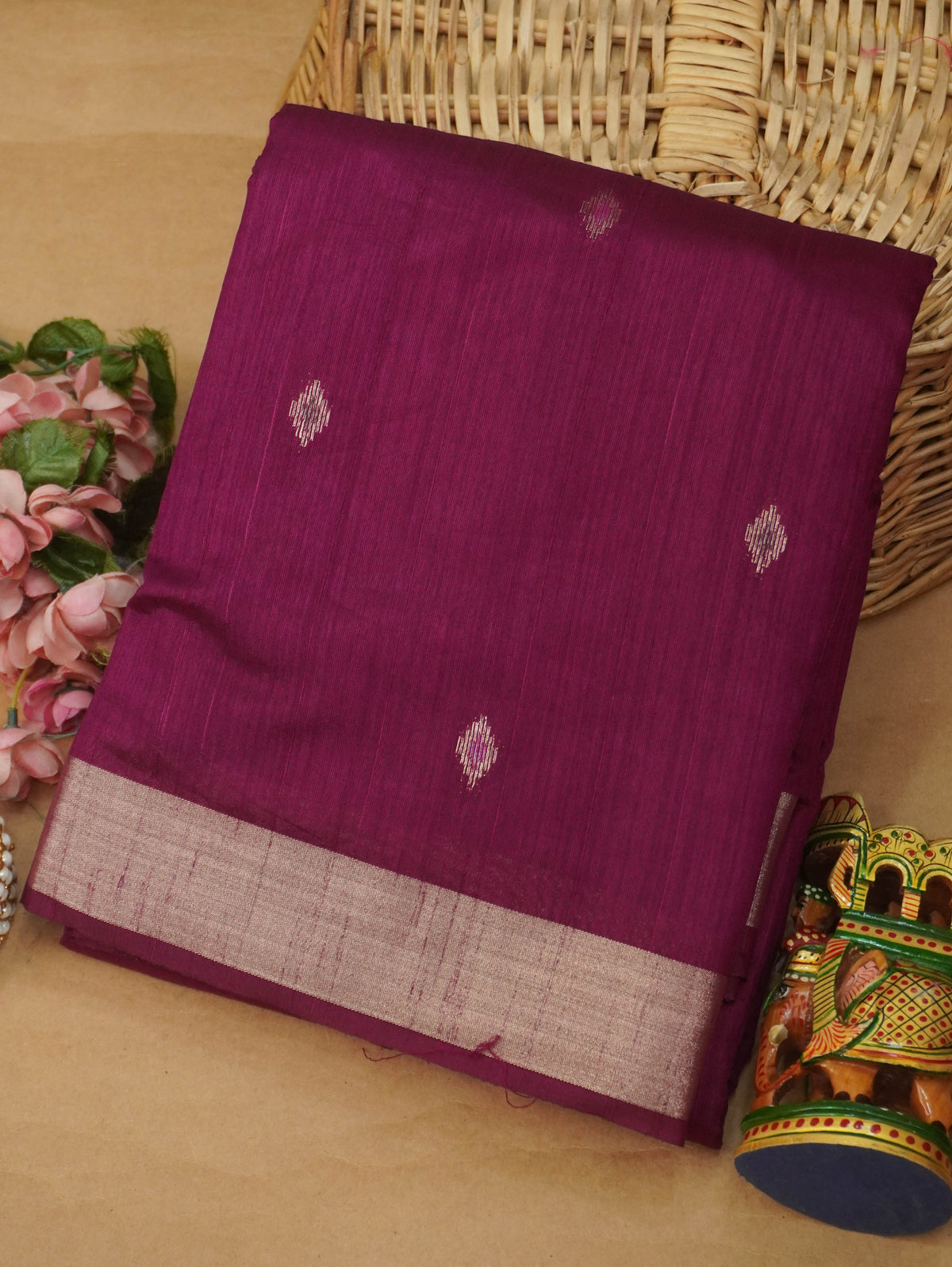 Tussar Silk Saree | TTDS3633