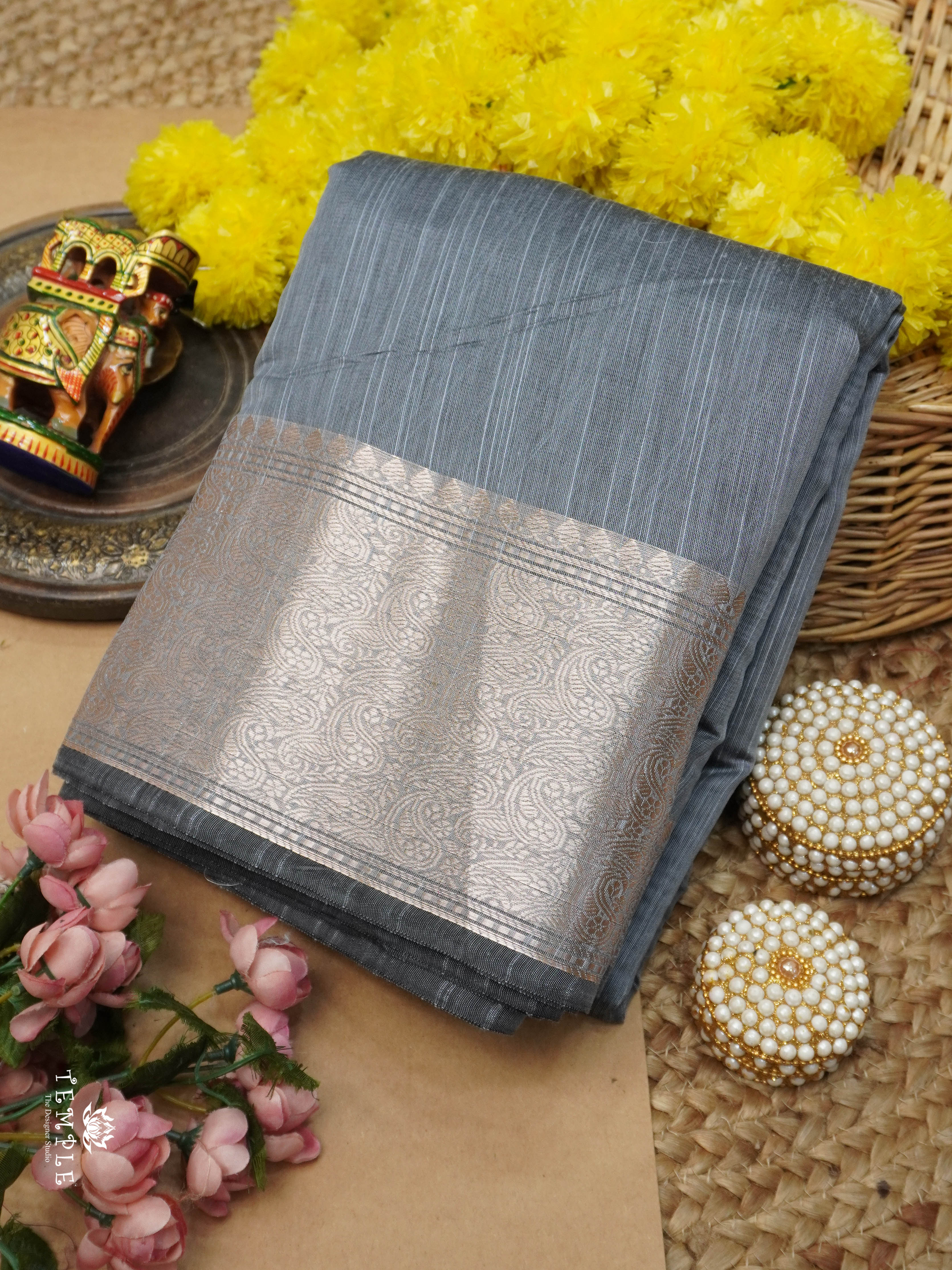 Chanderi Cotton Saree | TTDS2785