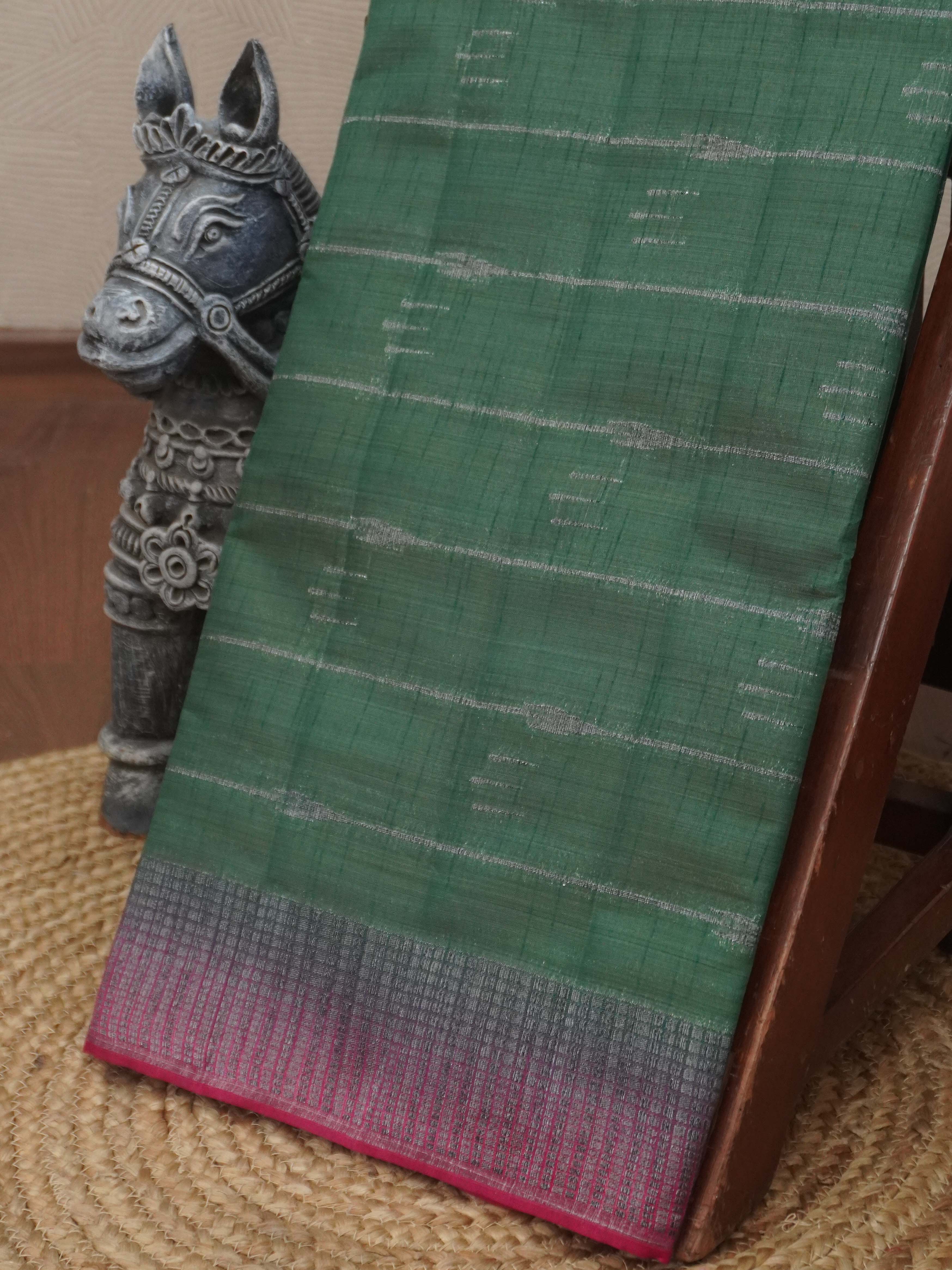 Semi Tussar Silk Saree | TTDS3204